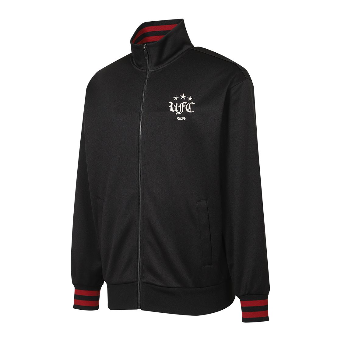 유에프씨 스포츠 어센틱 릴렉스핏 트랙 자켓 블랙 U2TTX2304BK(UFC SPORT Authentic Relaxed Fit Track Jacket Black) - 2