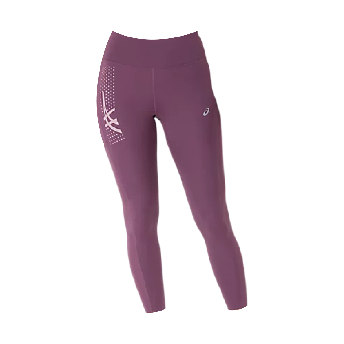 (W) 아식스 아이콘 러닝 타이츠 벨벳 퍼플((W) Asics Icon Running Tights Velvet Purple) - 1