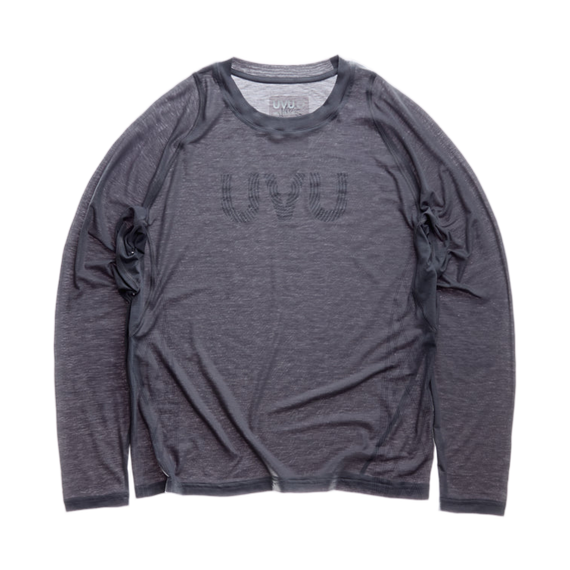 UVU 롱슬리브 러닝 탑 그레이(UVU L/S Running Top Grey)