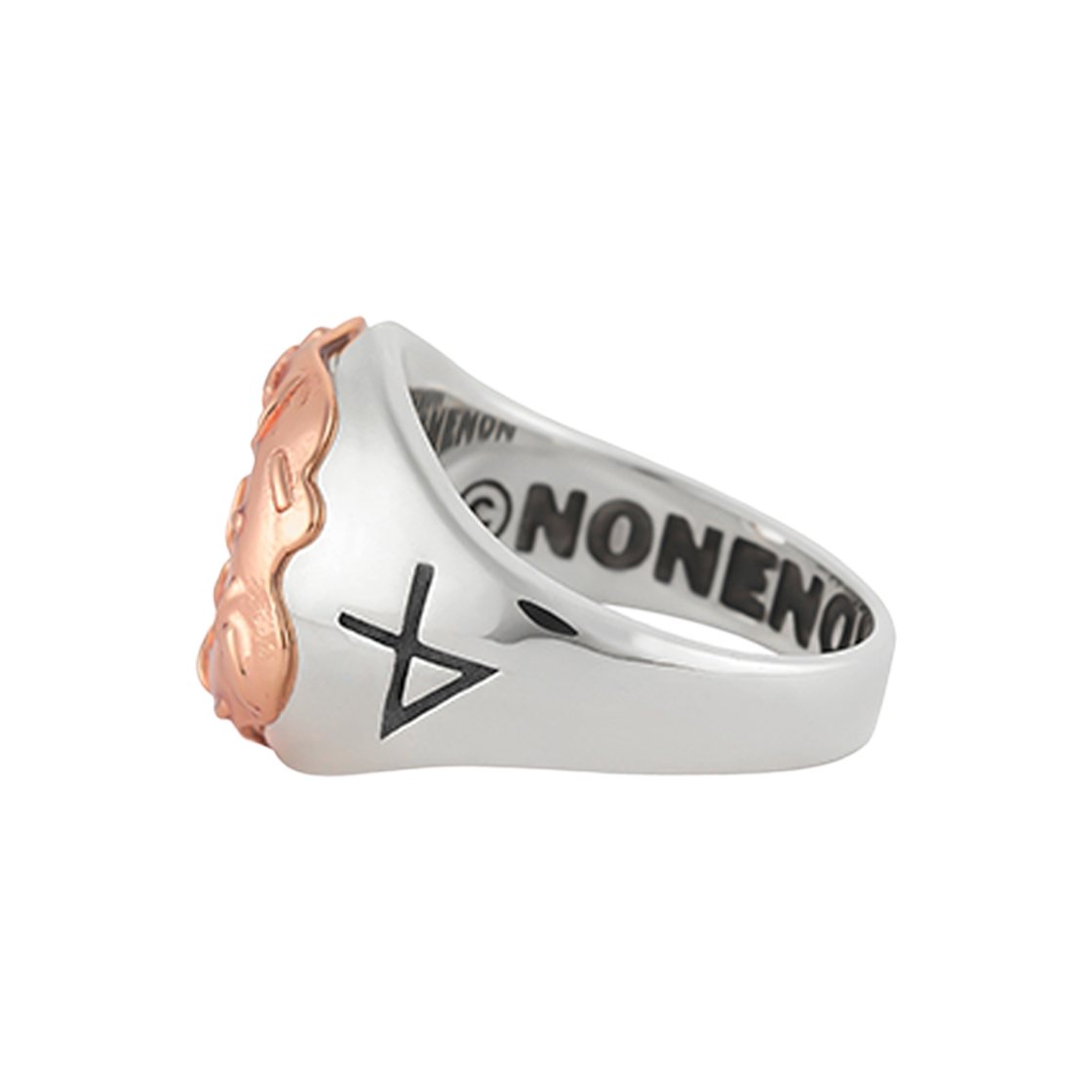 논논 도넛 링 실버925 (18k 로즈골드 플레이티드)(Nonenon Donut Ring Silver925 (18K Rosegold Plated)) - 3