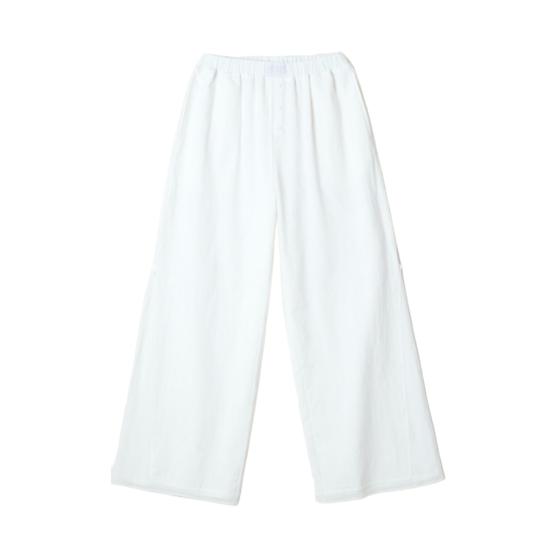(W) 스파오 x 미세키 서울 롱슬리브 파자마 화이트((W) Spao x Miseki seoul Long Sleeve Pajama White) - 3