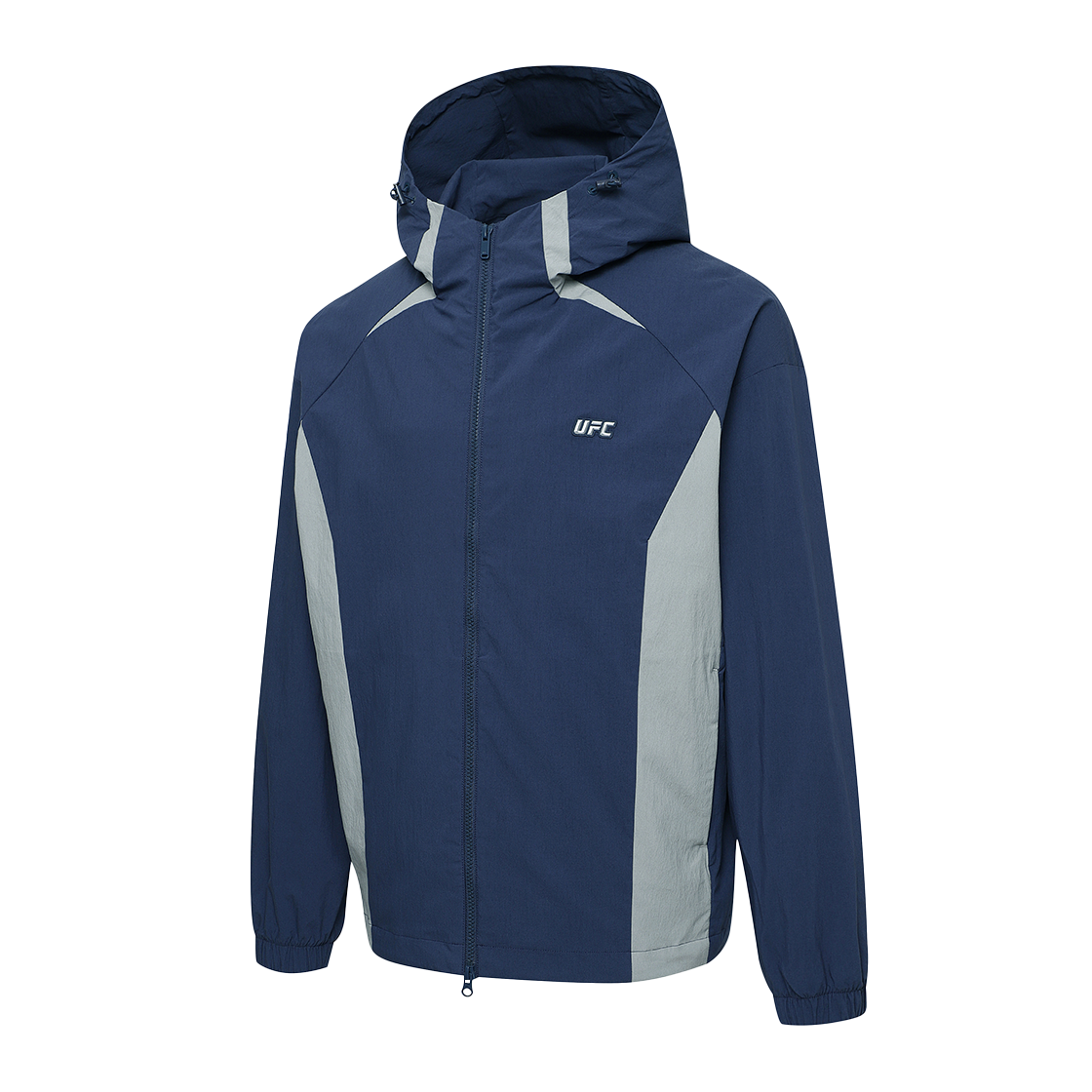 유에프씨 스포츠 컬러블록 오버핏 자켓 다크 블루 U2TTX1303DB(UFC SPORT Color Block Over Fit Jacket Dark Blue) - 2