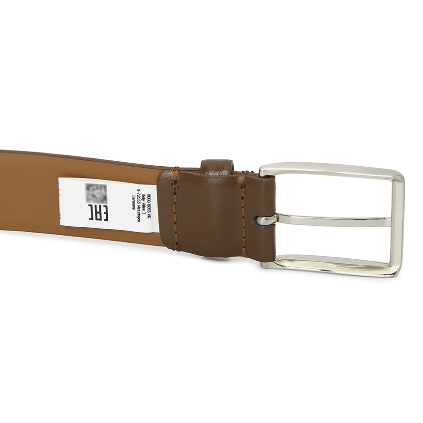 [17% 쿠폰] 휴고 보스 인그레이브드 로고 버클 이탈리안 레더 벨트 브라운([17% 쿠폰] Hugo Boss Italian Leather Belt with Engraved Logo Buckle Brown) - 5