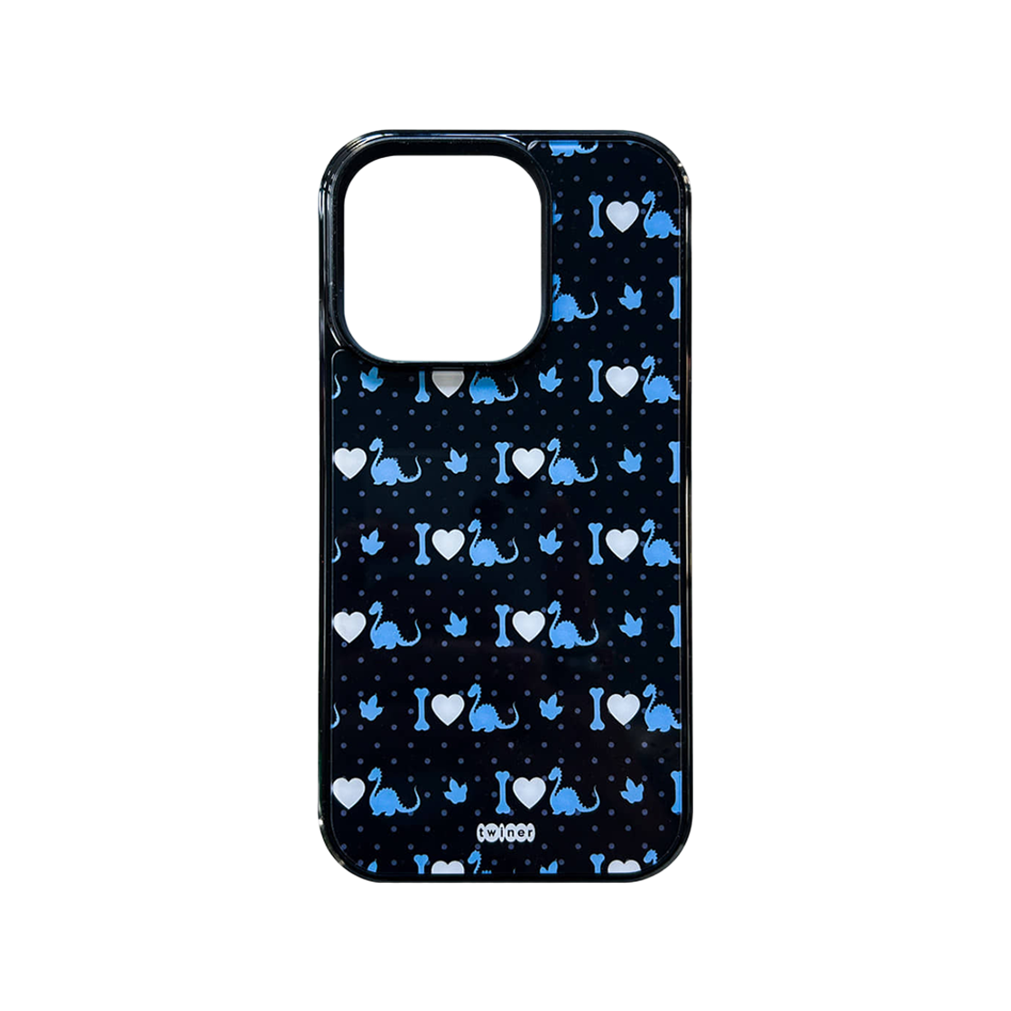 트위너 아이러브 디노 폰케이스 (글라스)(Twiner I LOVE DINO phone case (Glass))