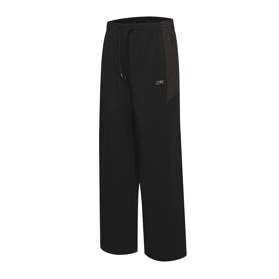 U2TPX1303BK UFC SPORT Color Block Oversized Fit Pants Black