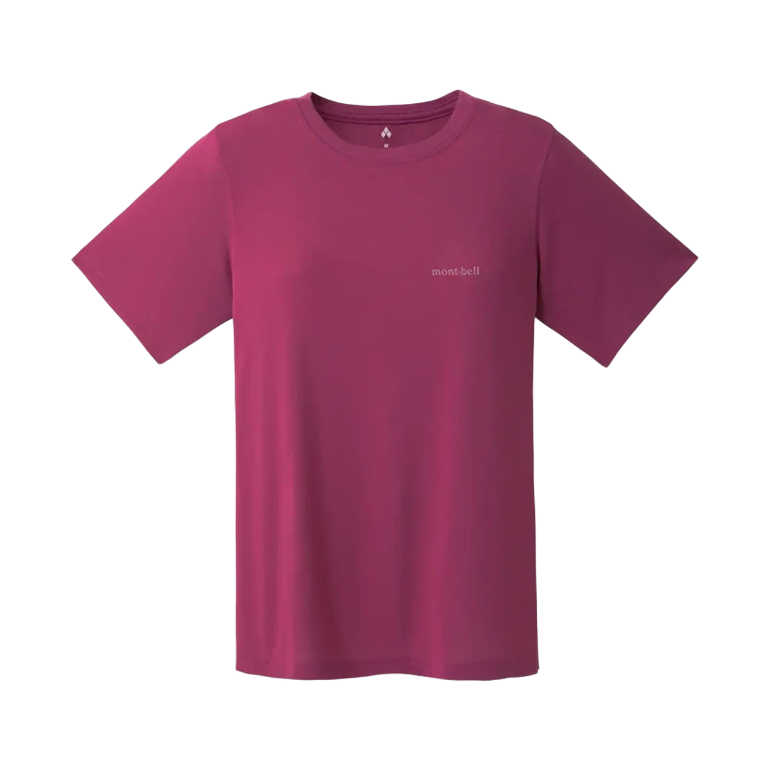 1114687 (W) Montbell Wickron T-Shirt Wine Red