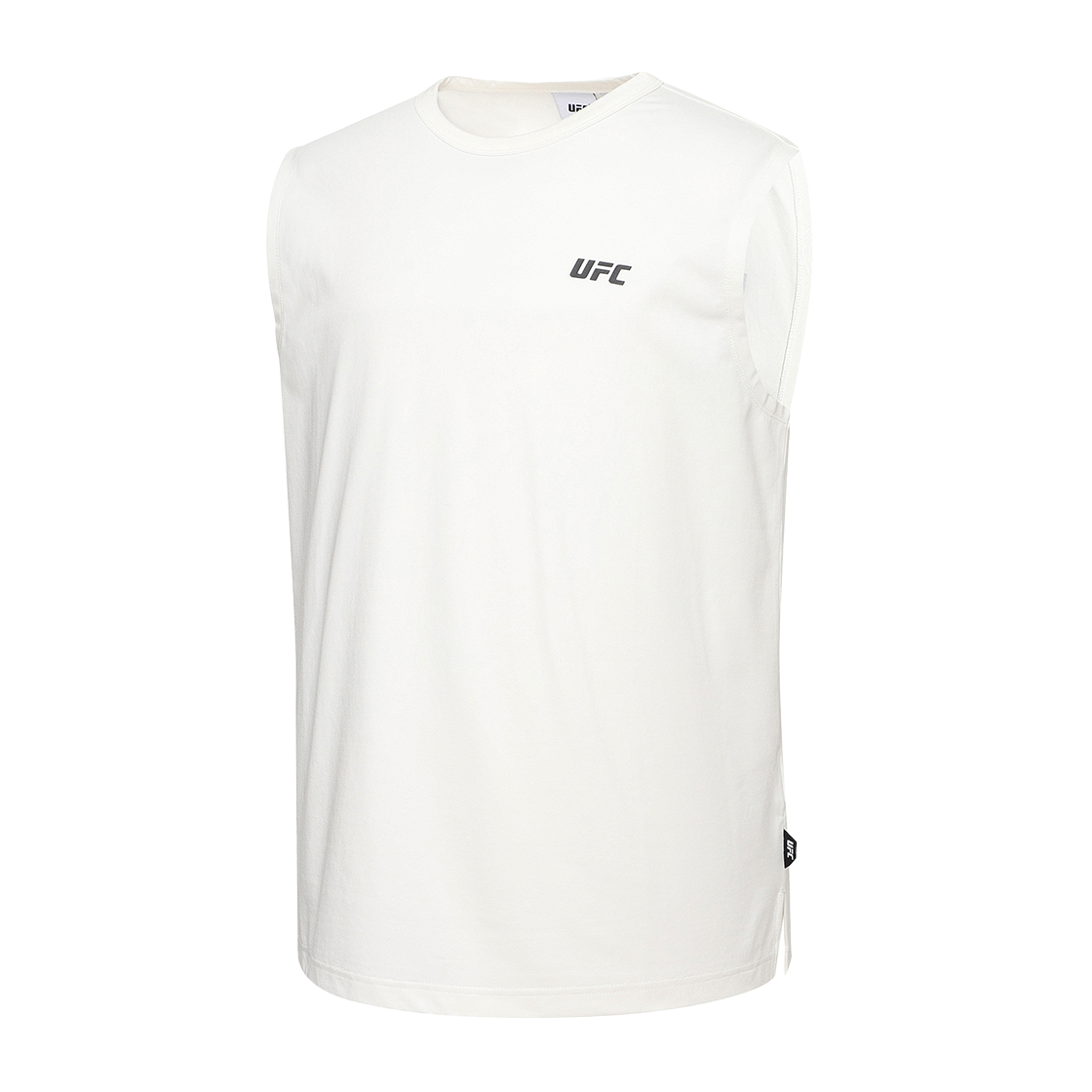 유에프씨 스포츠 에센셜+릴렉스핏 슬리브리스 화이트 U2SLX2103WH(UFC SPORT Essential+ Relaxed Fit Sleeveless White) - 2