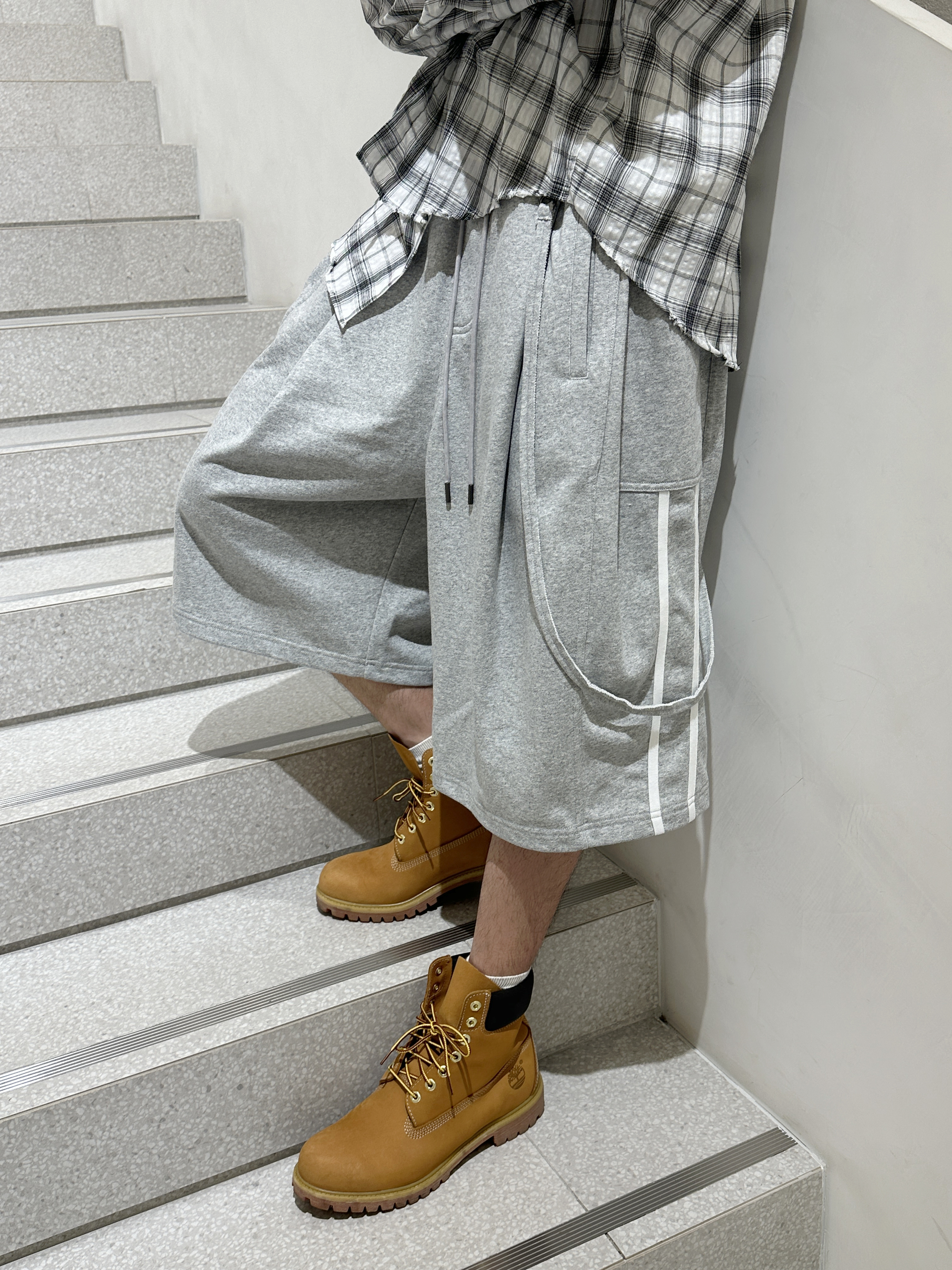 Timberland Premium 6 inch Waterproof Boot Wheat Nubuck - Wide 착용 스타일 - 3