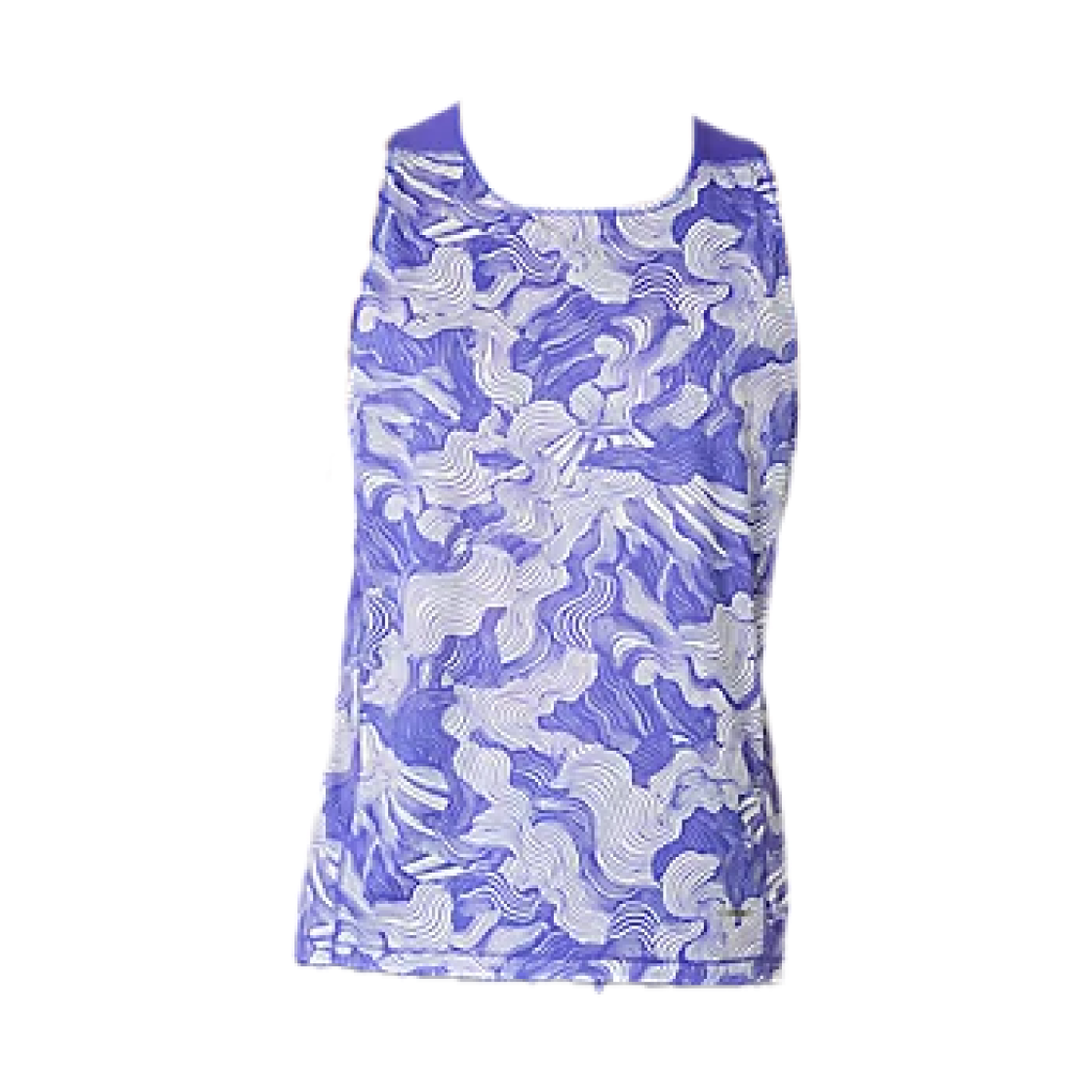 아식스 후지트레일 싱글렛 코발트 버스트 크림(Asics Fujitrail Singlet Cobalt Burst Cream)