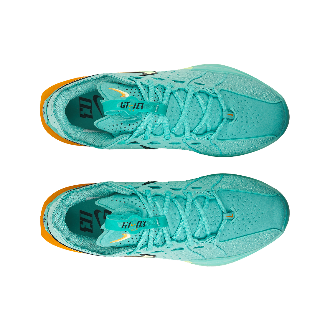 나이키 에어 줌 G.T. 컷 3 EP 블리치드 터콰이즈 베얼리 볼트(Nike Air Zoom G.T. Cut 3 EP Bleached Turquoise Barely Volt) - 5