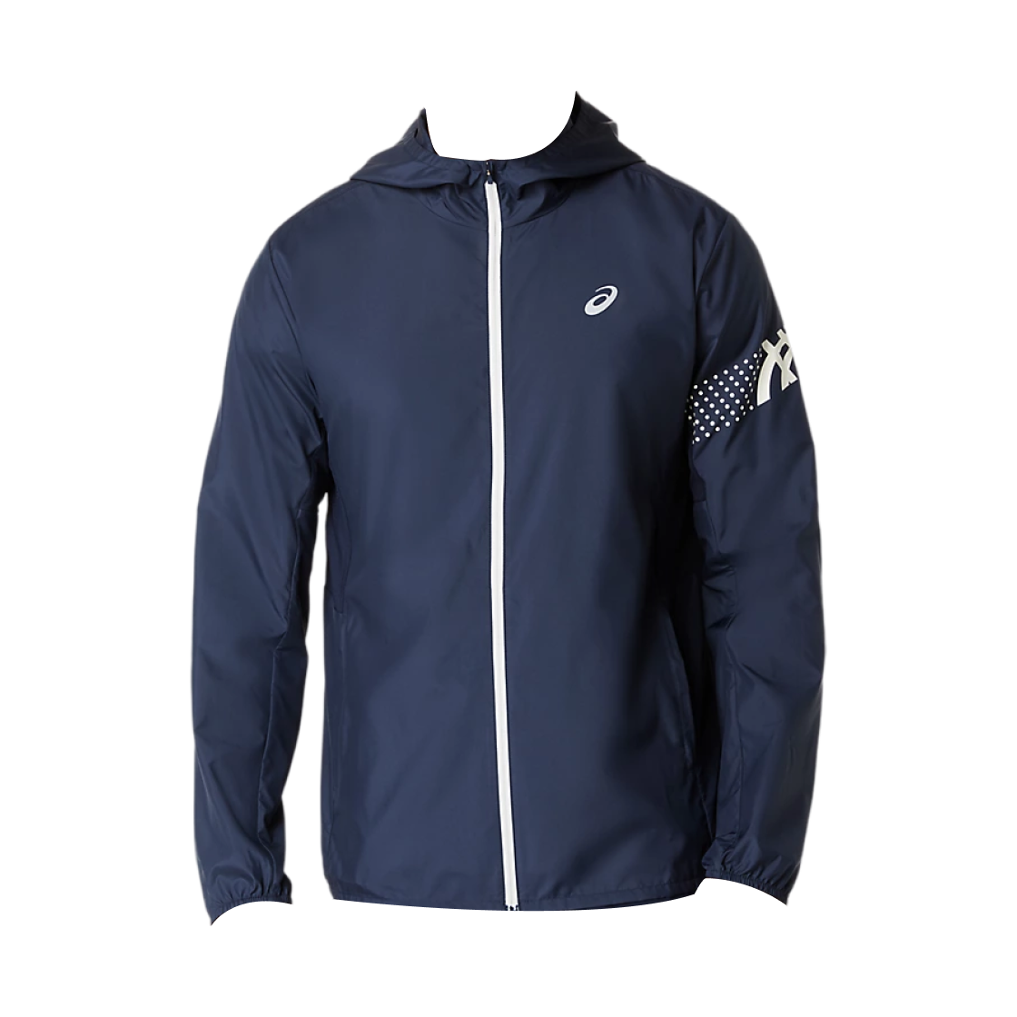 아식스 아이콘 러닝 자켓 미드나이트 크림(Asics Icon Running Jacket Midnight Cream)