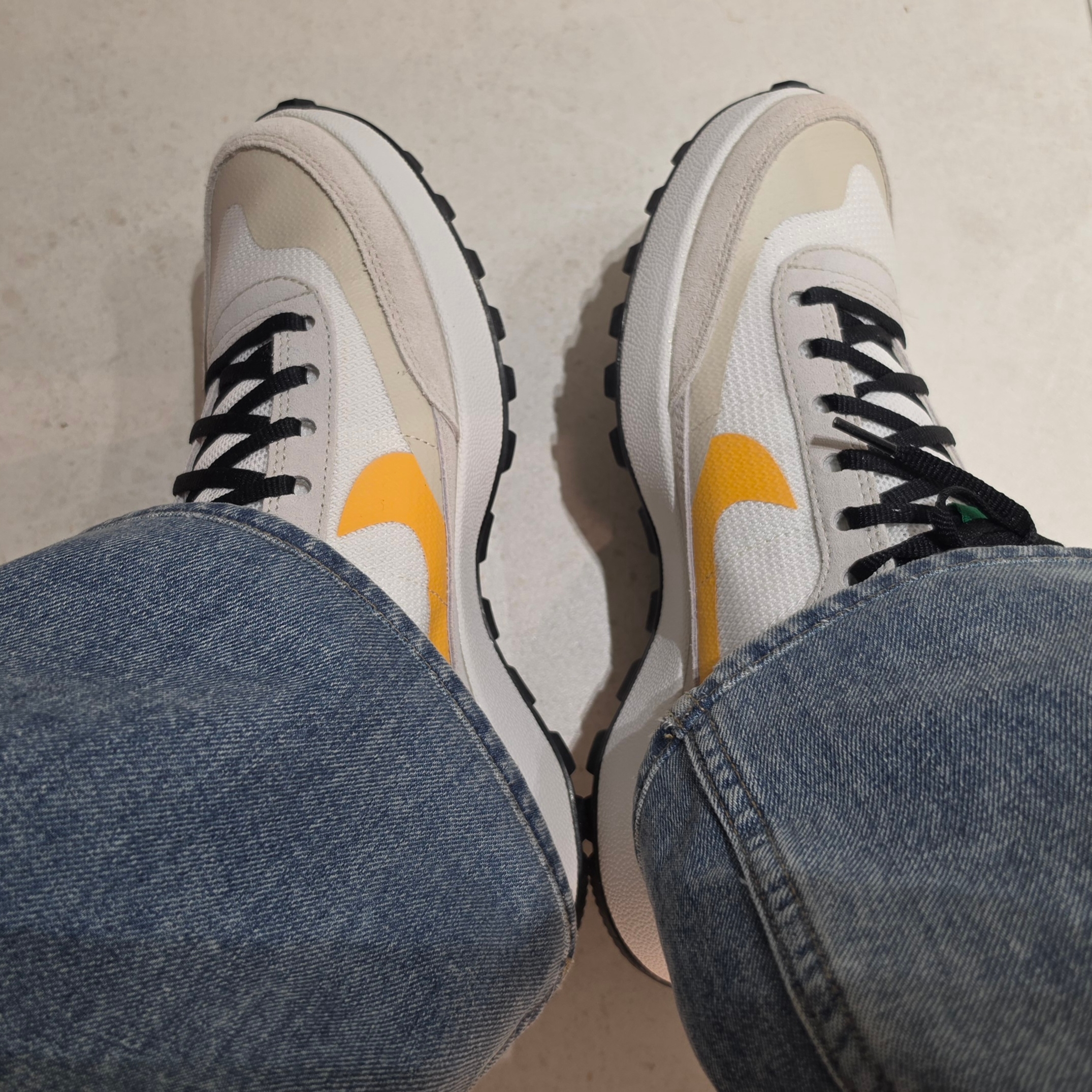 Nike x Tom Sachs General Purpose Shoe Pine Green University Gold 착용 스타일 - 1