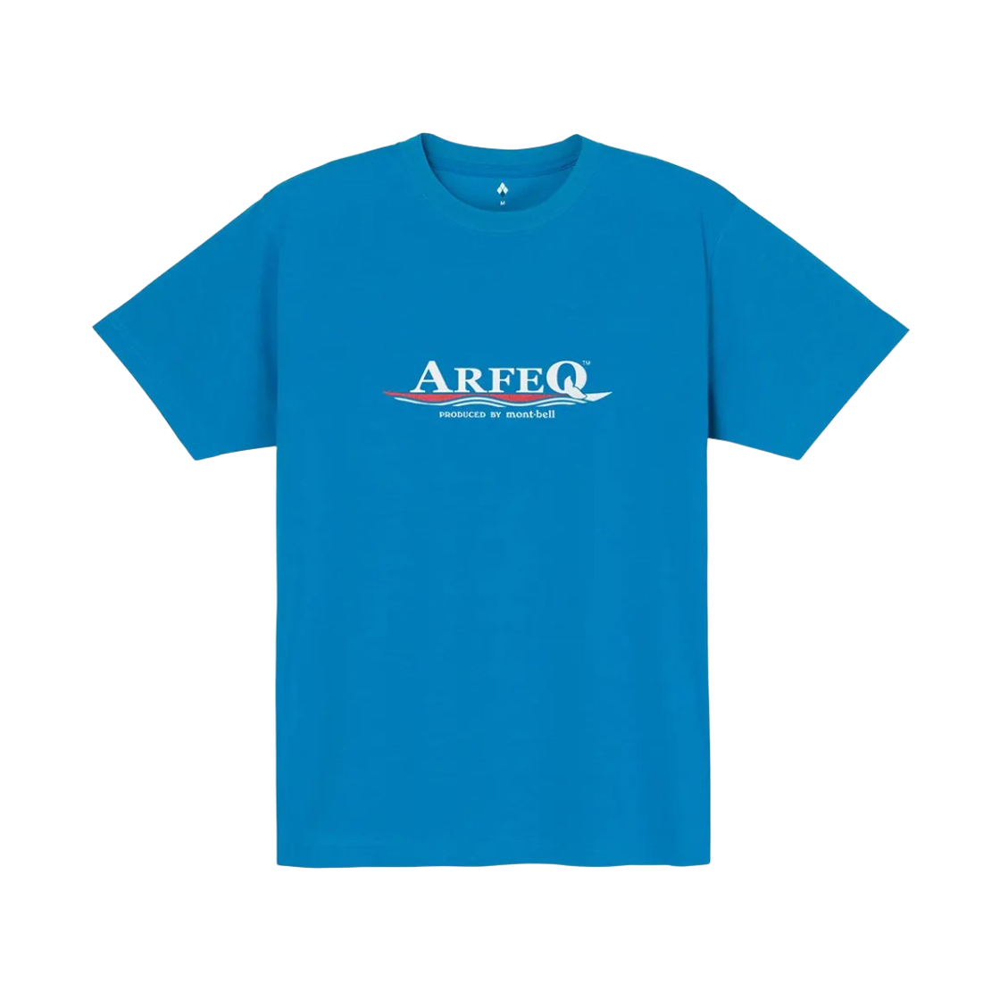 1114738 Montbell Wickron ARFEQ Logo T-Shirt Turquoise