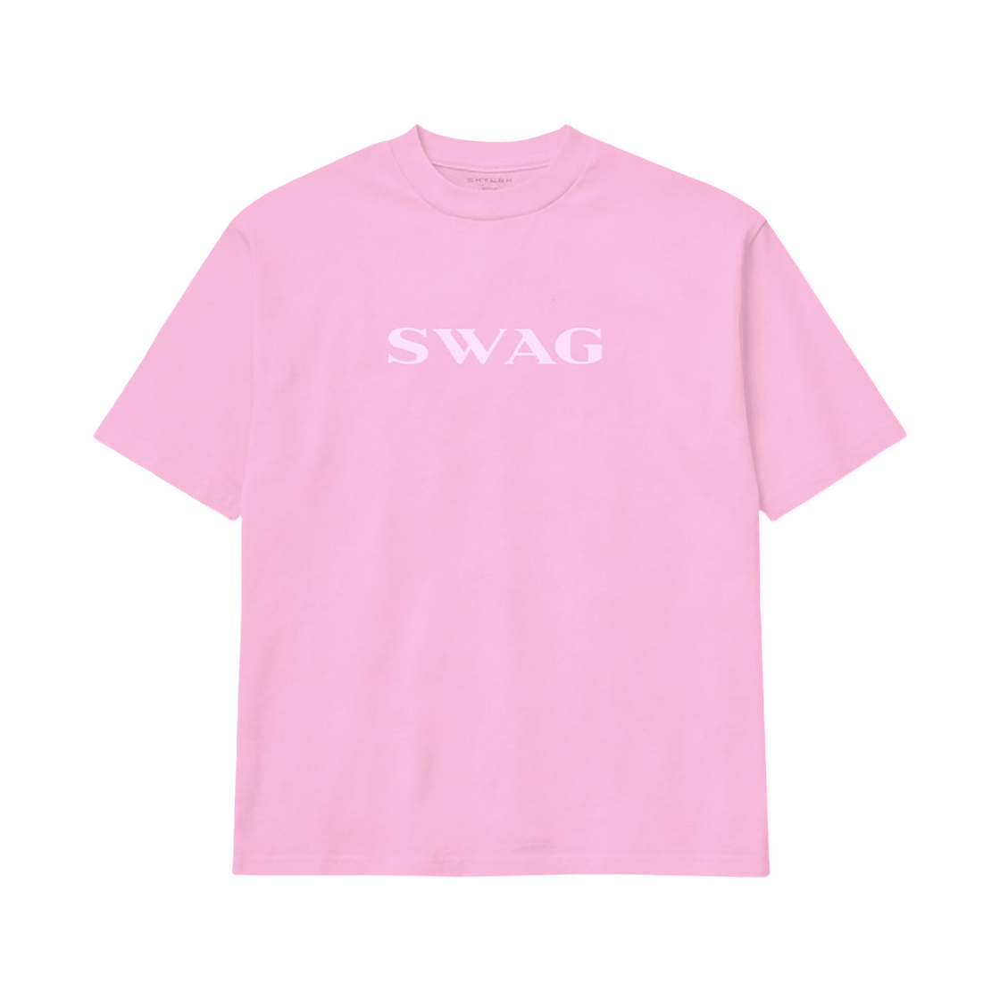스카이라크 x 코첼라 스웨그 앨범 티셔츠 핑크(SKYLRK x Coachella Swag Album T-Shirt Pink)