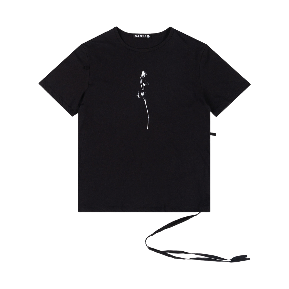 산시 솜니페룸 플라워 본디지 티셔츠 블랙(SANSI Somniferum Flower Bondage T-Shirt Black)