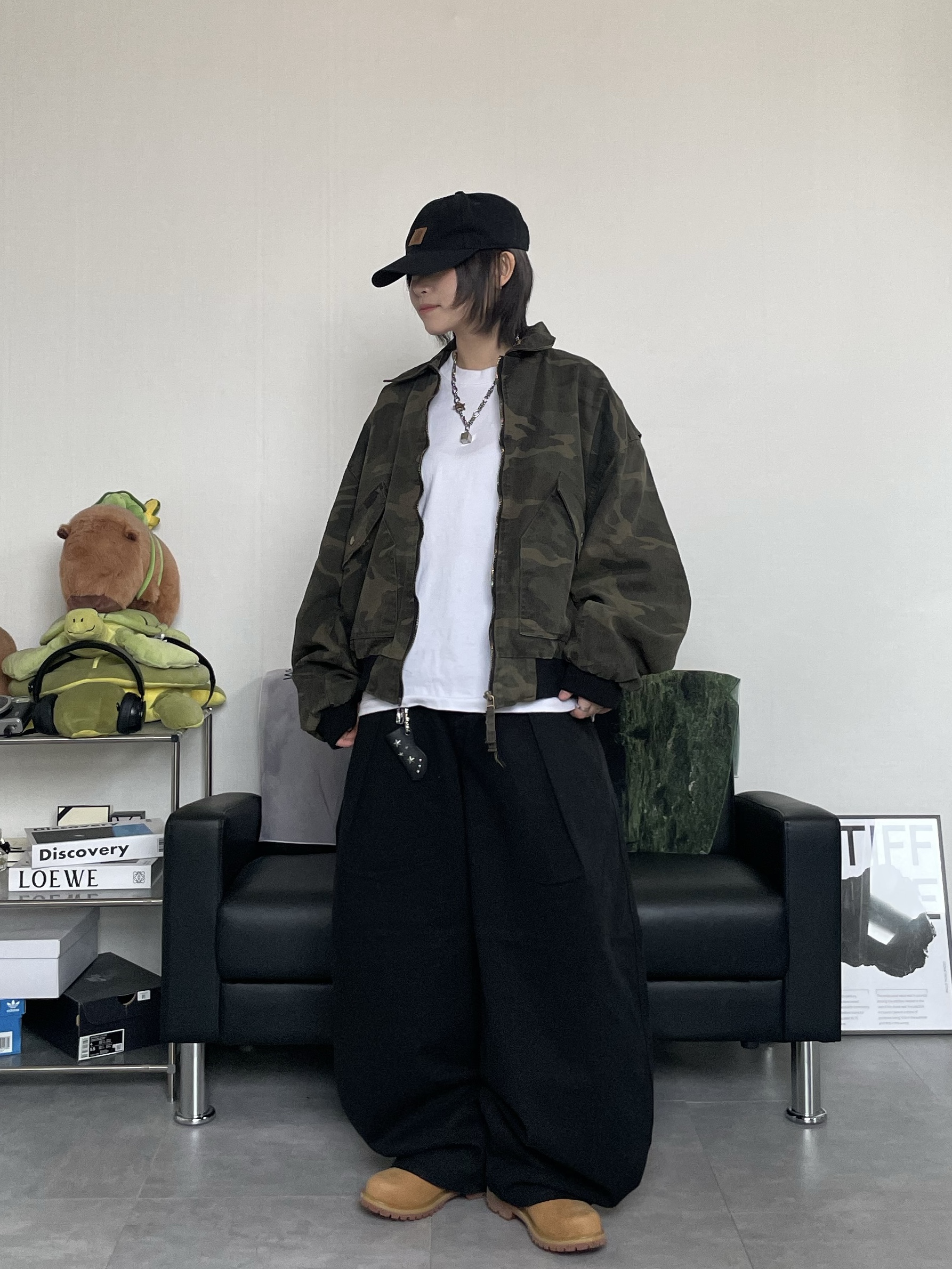 Carhartt Canvas Cap Black, (W) Timberland 6 Inch Premium Waterproof Boot Wheat Nubuck - Wide 착용 스타일 - 3