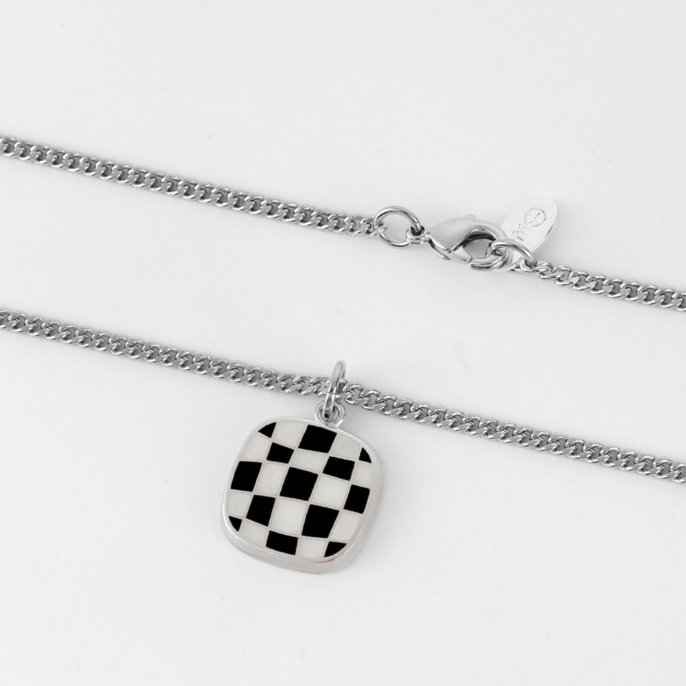 논논 체스 넥클리스 블랙(Nonenon Chex Necklace Black) - 4