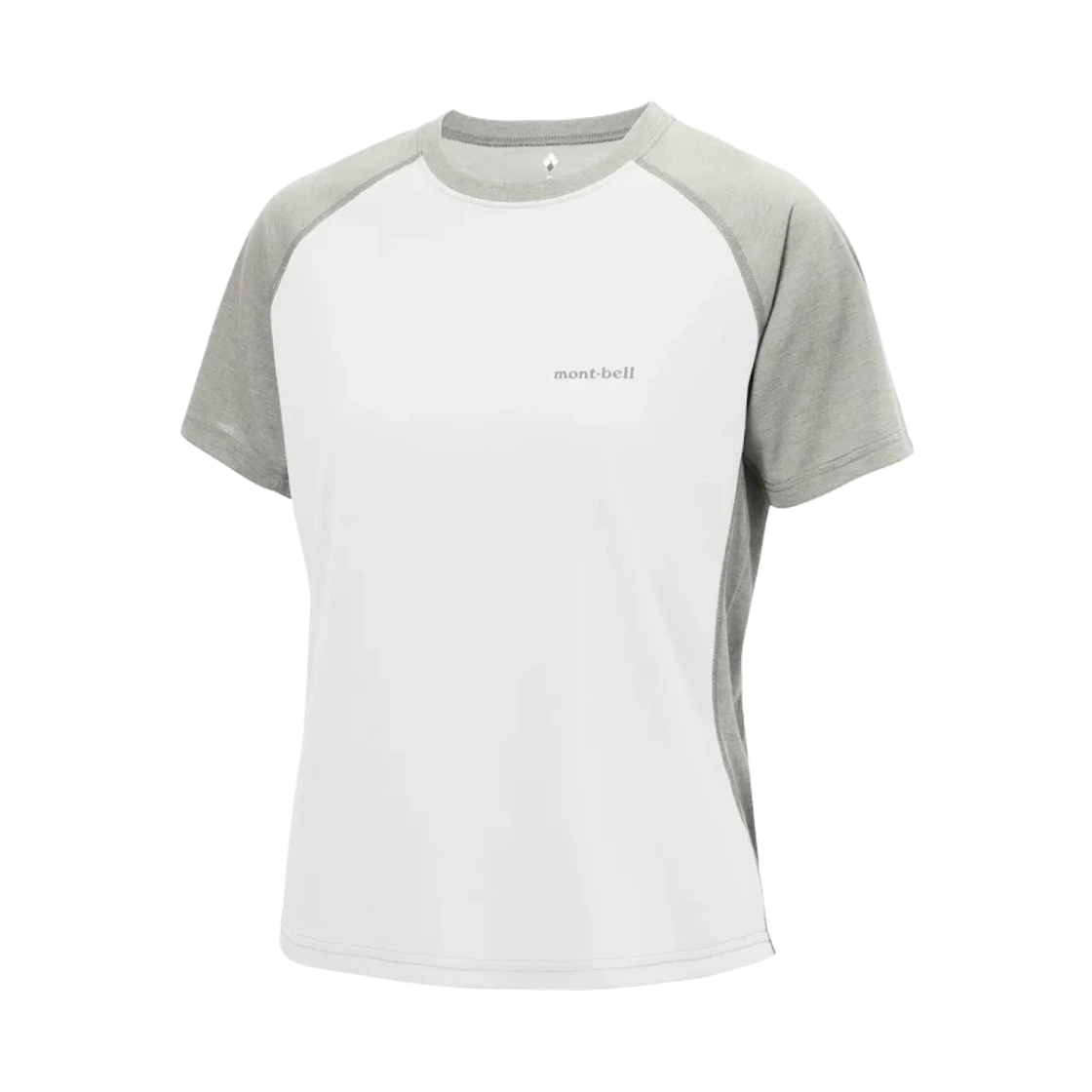 1114692 (W) Montbell Wickron Raglan T-Shirt White
