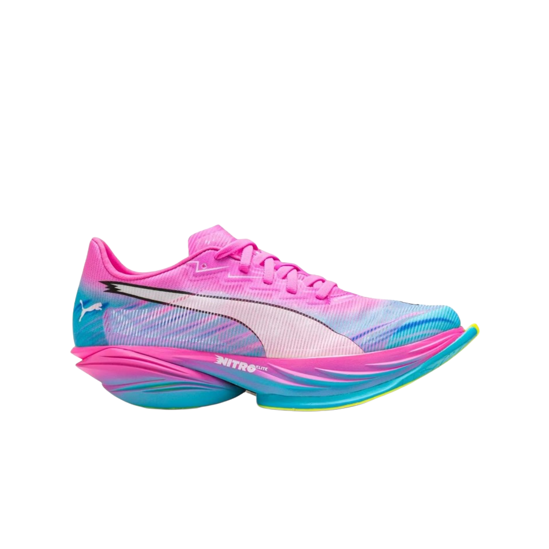 푸마 패스트-알 나이트로 엘리트 3 포이즌 핑크 화이트(Puma Fast-R Nitro Elite 3 Poison Pink White) - 1