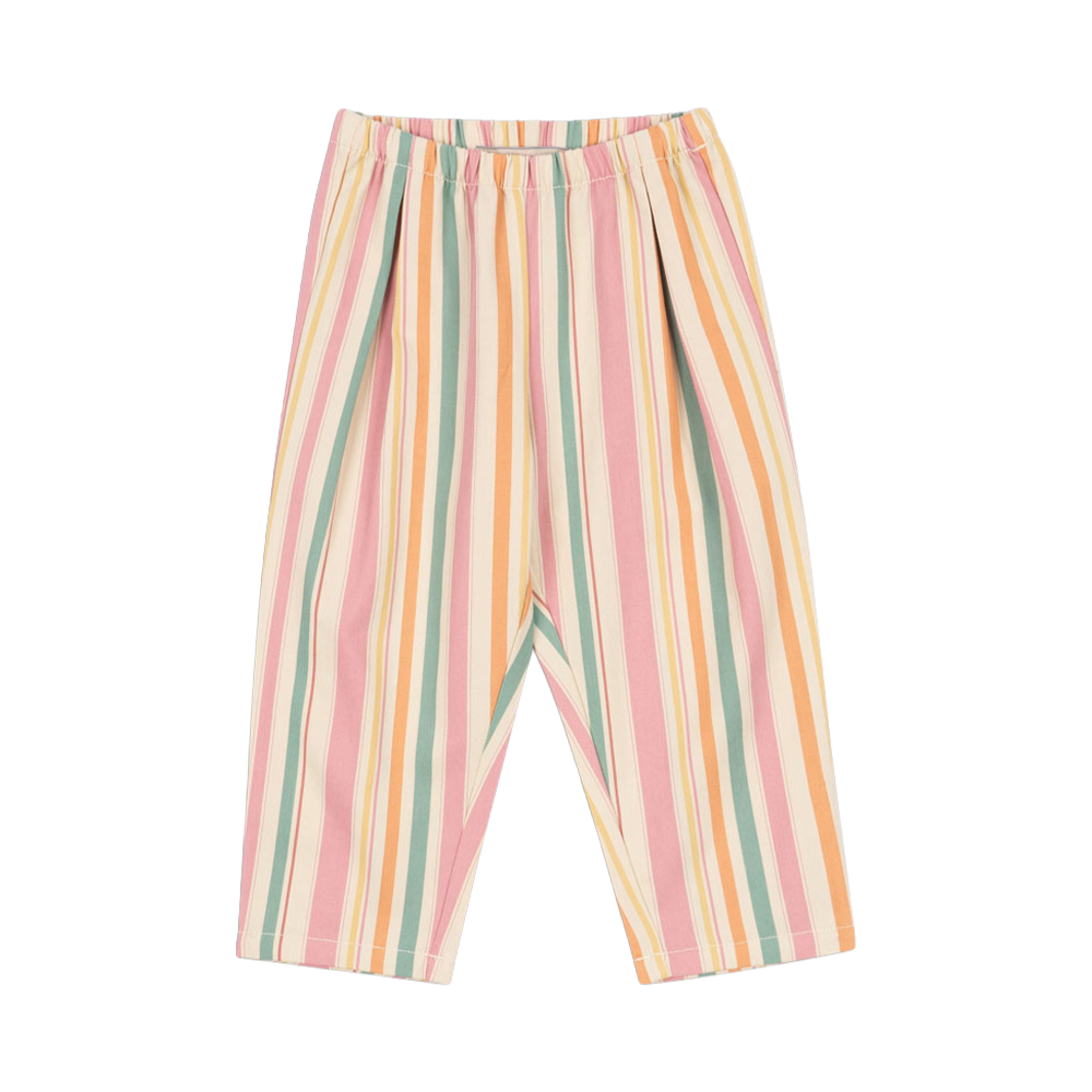 콩제슬래드 프랭키 팬츠 스트라이프(Konges Sløjd Frankie Pants Gots Miami Stripe) - 1