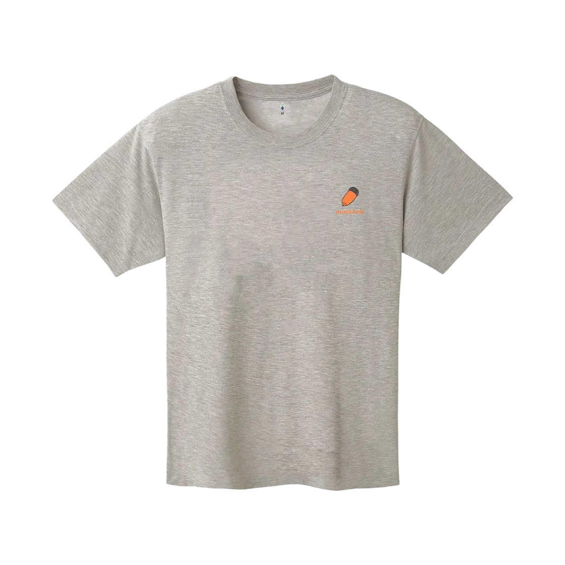 1114737 Montbell Wickron Acorns T-Shirt Light Gray