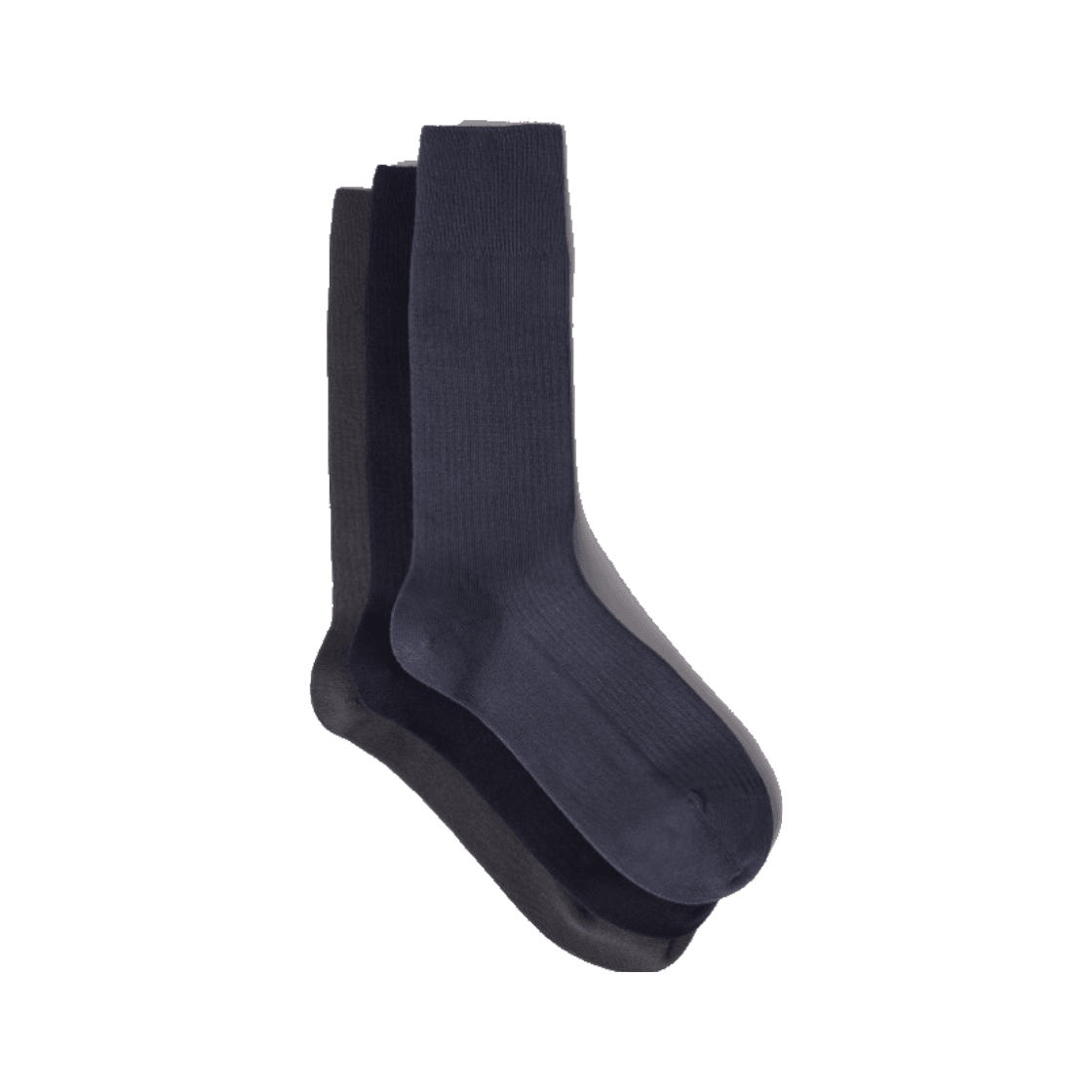 24/7 시리즈 수피마 코튼 3팩 양말 블루(24/7 series Supima Cotton Socks 3Pcs Blue) - 2