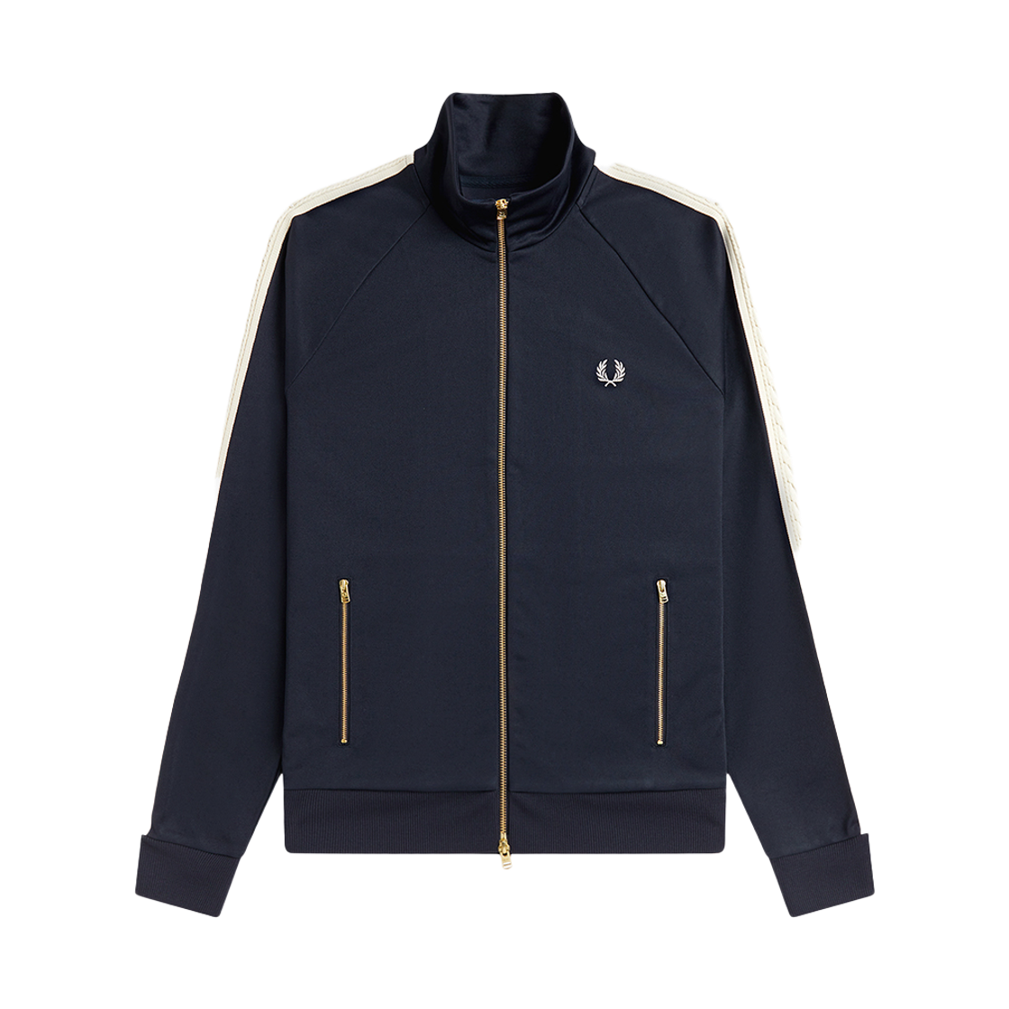 프레드페리 케이블 테잎 트랙 재킷 네이비(Fred Perry Fred Perry Cable Taped Track Jacket Navy) - 1