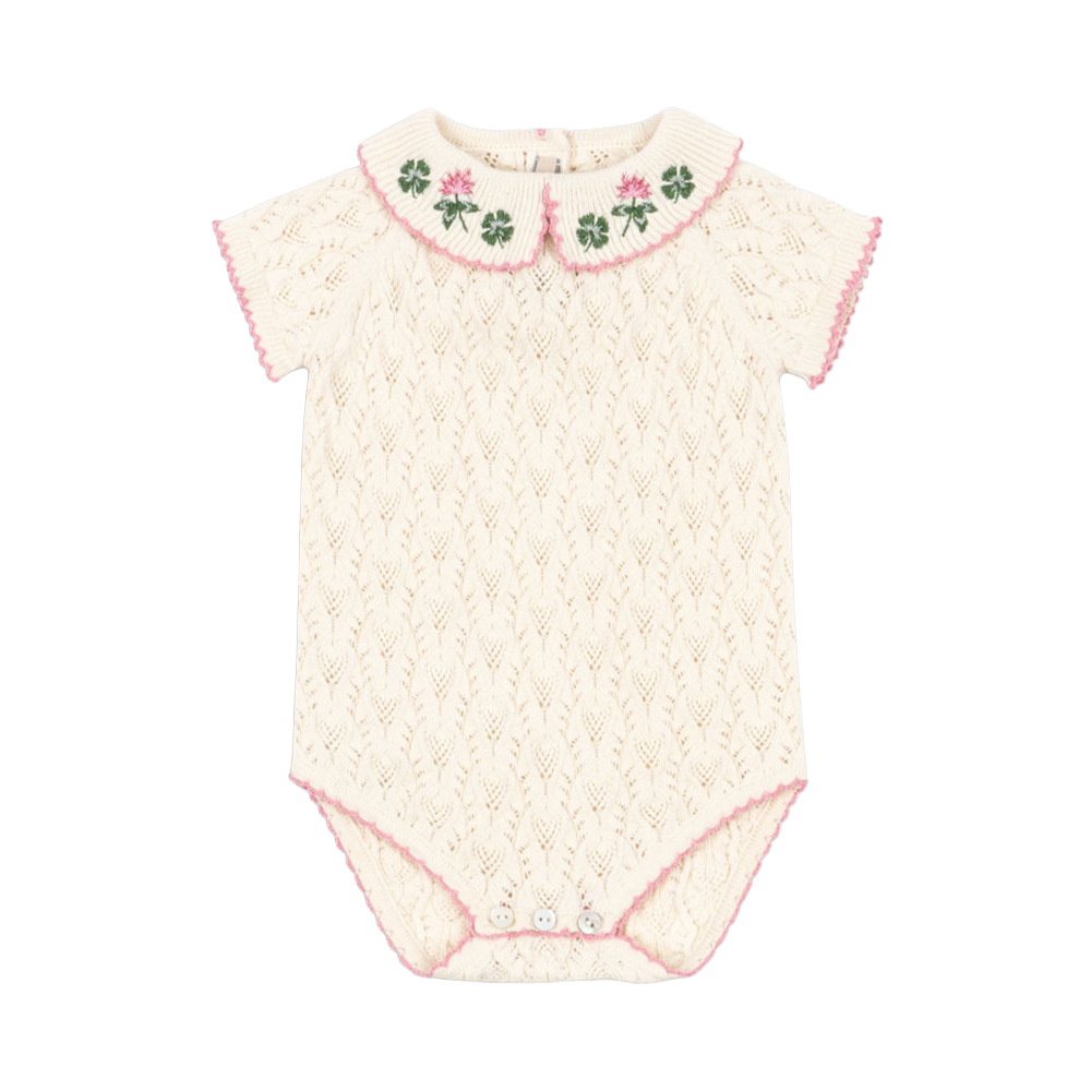 콩제슬래드 로지에 롬퍼 화이트(Konges Sløjd Rosier Romper Off White)