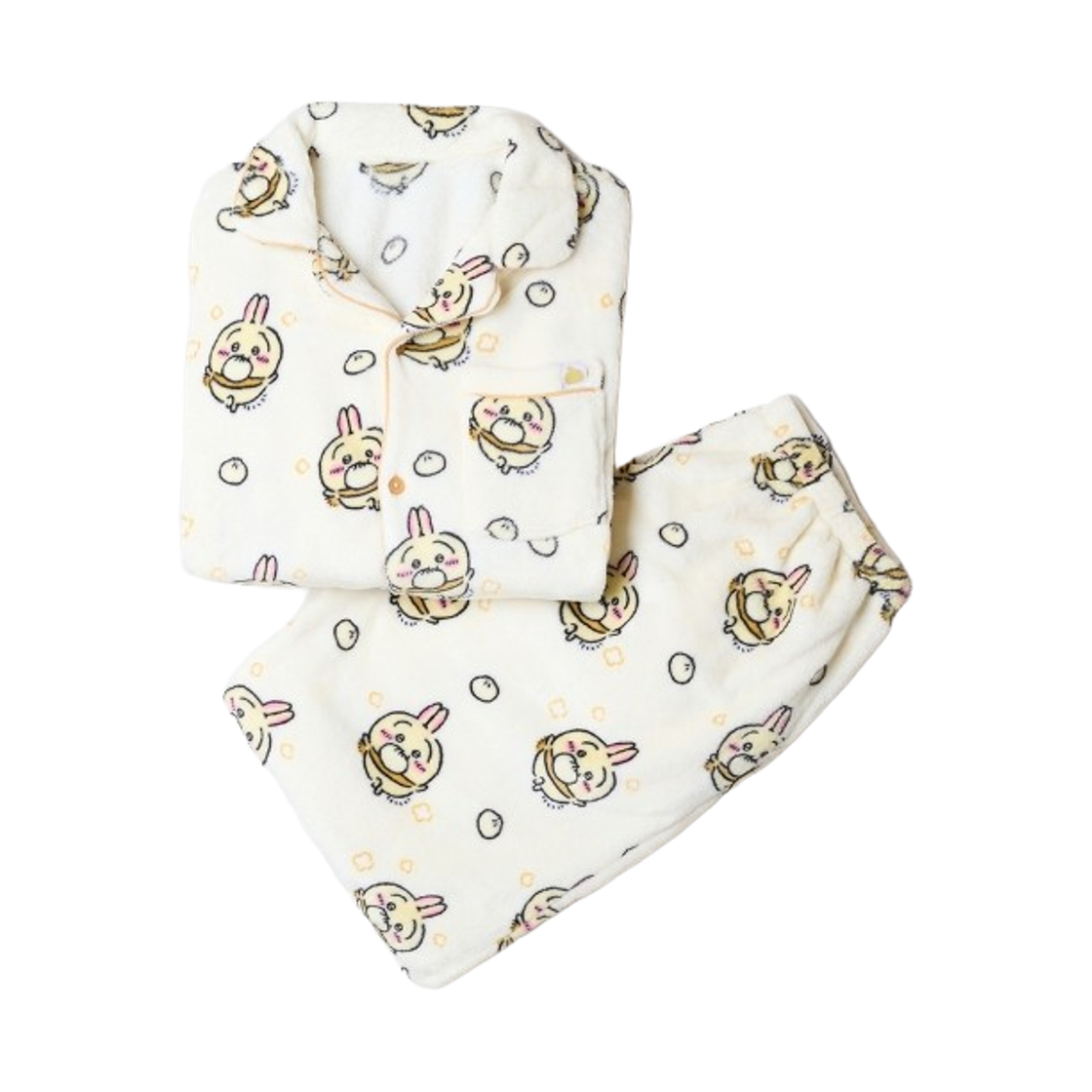 스파오 x 치이카와 따뜻한 수면 파자마 옐로우(Spao x Chiikawa Warm Sleep Pajama Yellow) - 1