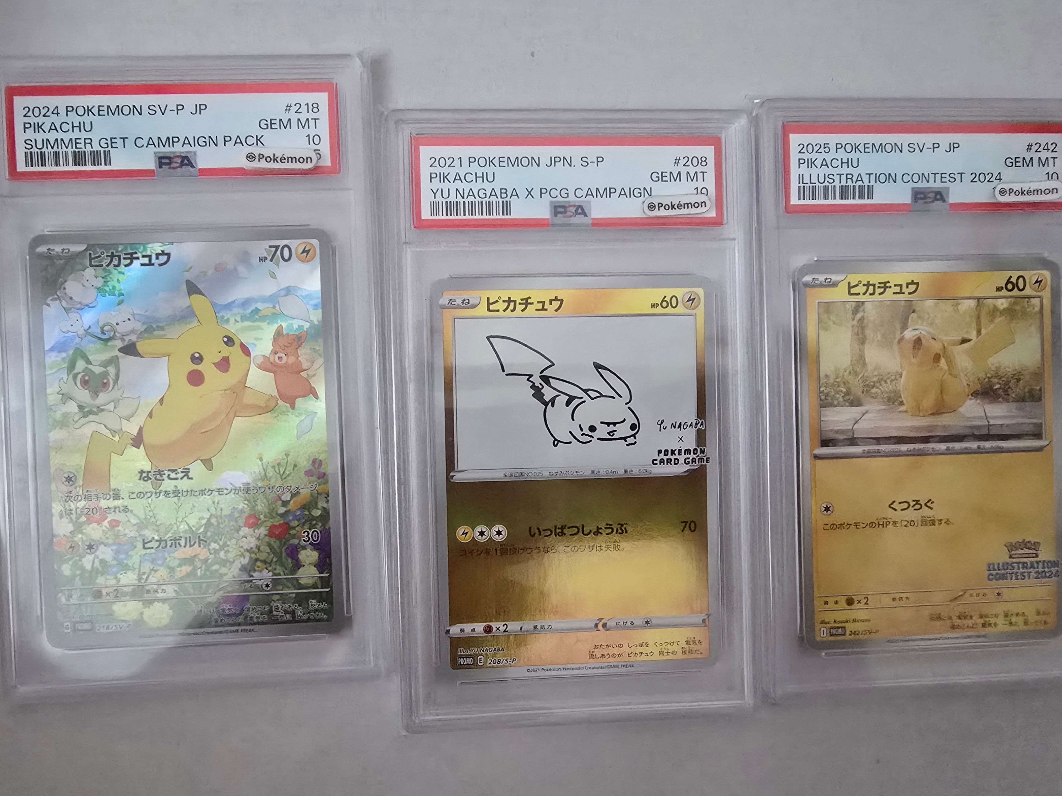 Pokemon TCG Pikachu P Yu Nagaba Sword & Shield Promos (Japanese Ver.), Pokemon TCG Pikachu P Scarlet & Violet Promos (Japanese Ver.) 착용 스타일