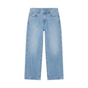 (W) Uniqlo x JW Anderson Straight Jeans Longer Length Blue
