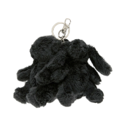 Unsteady Market Teddy&Bunny BackPack Keyring Black