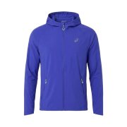 Asics Road Running Packable Jacket Cobalt Burst Illuminate Green