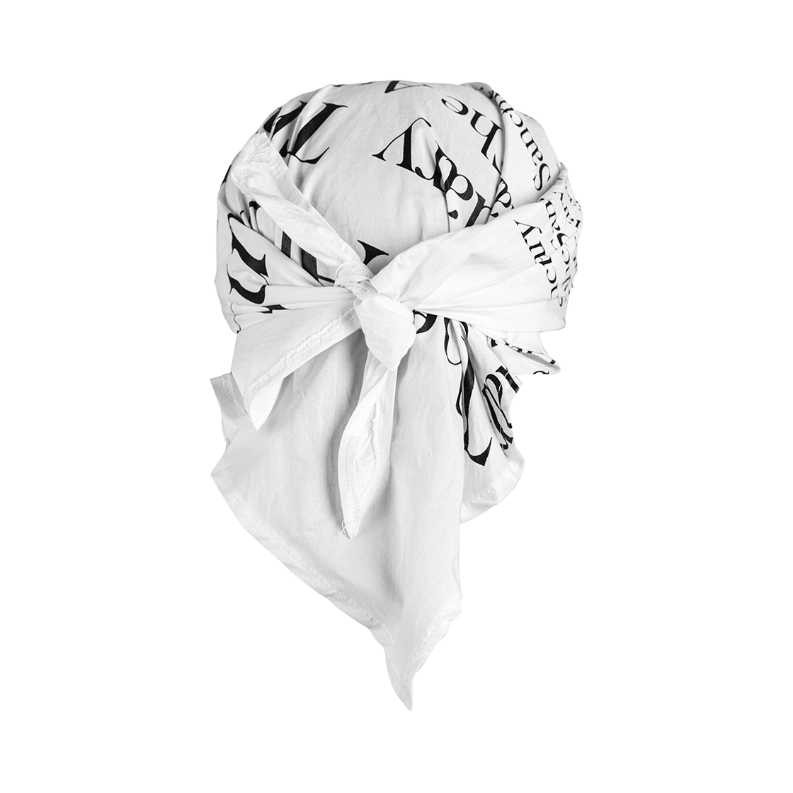 디아더생츄어리 반다나 캡 서큘러 화이트(THE ATHER SANCTUARY Bandana Cap Circular White) - 3