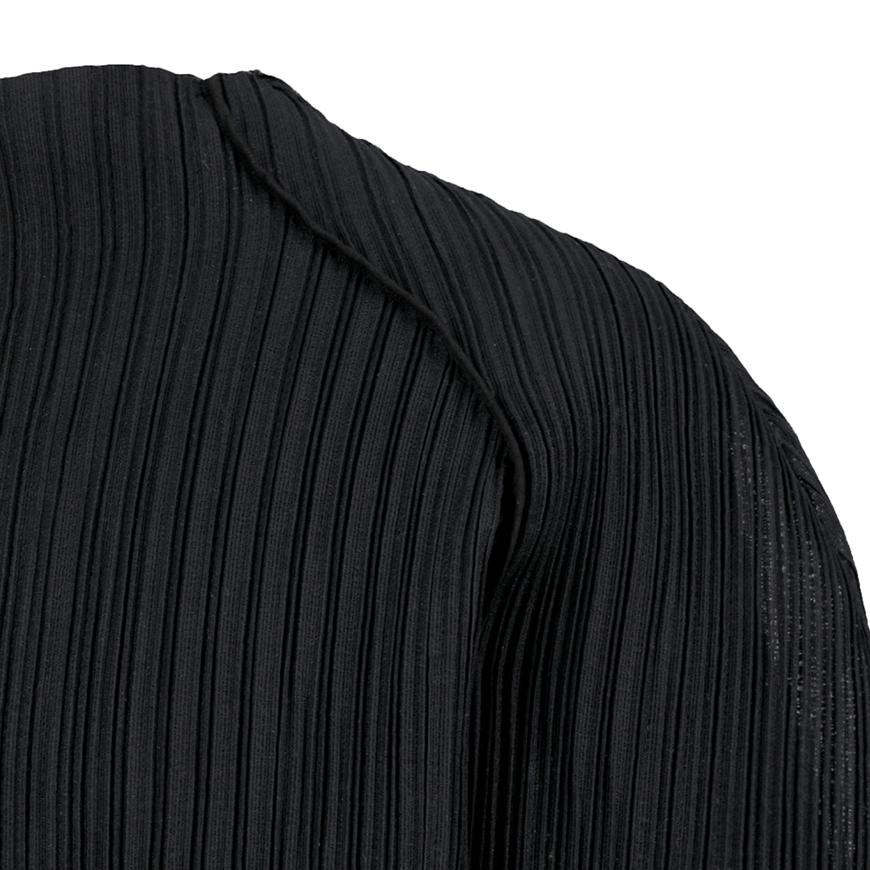 아모멘토 우먼 플리츠 집업 점퍼 블랙 - 26SS(Amomento Women Pleats Zip Up Jumper Black - 26SS) - 4