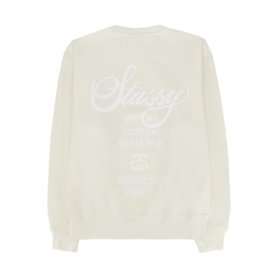 스투시 월드투어 크루넥 피그먼트 다이드 내츄럴 2025(Stussy World Tour Crew Pigment Dyed Natural 2025) - 2