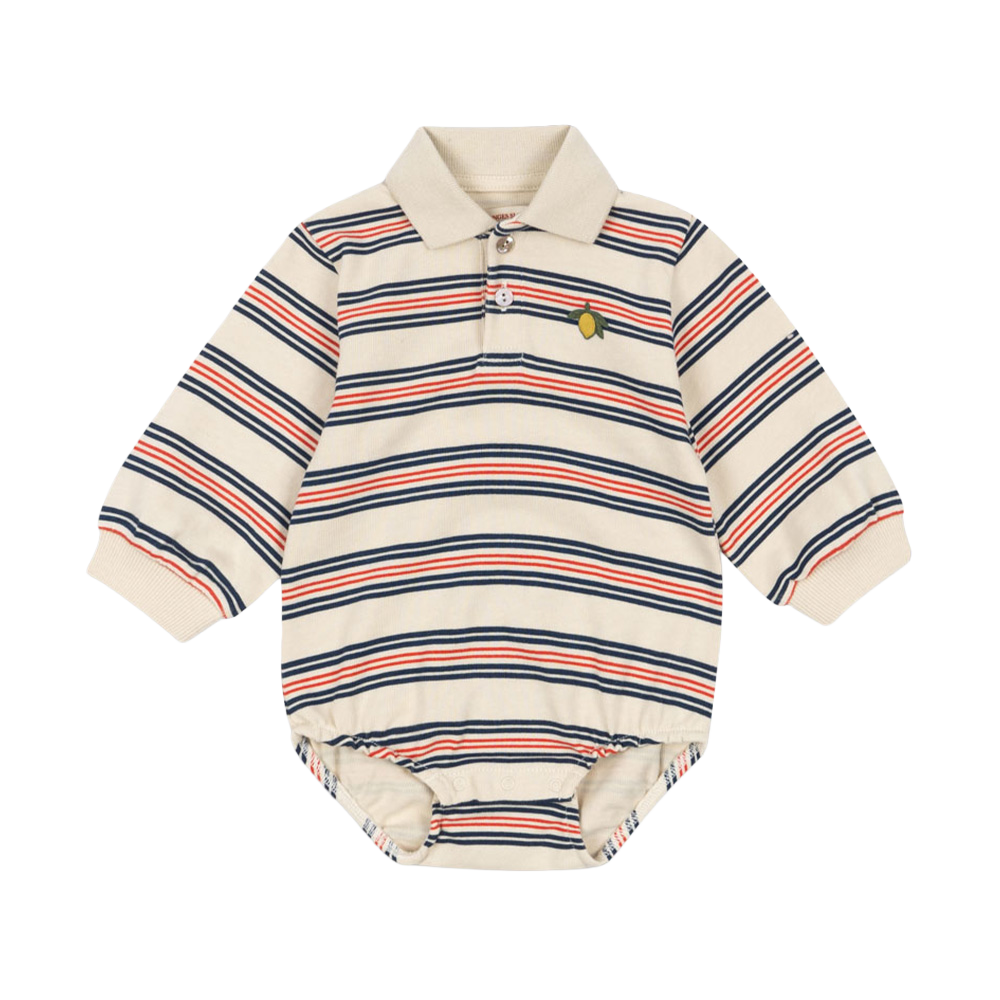 콩제슬래드 스포티 롬퍼 레몬(Konges Sløjd Spotty Romper Gots Stripie Stripe)
