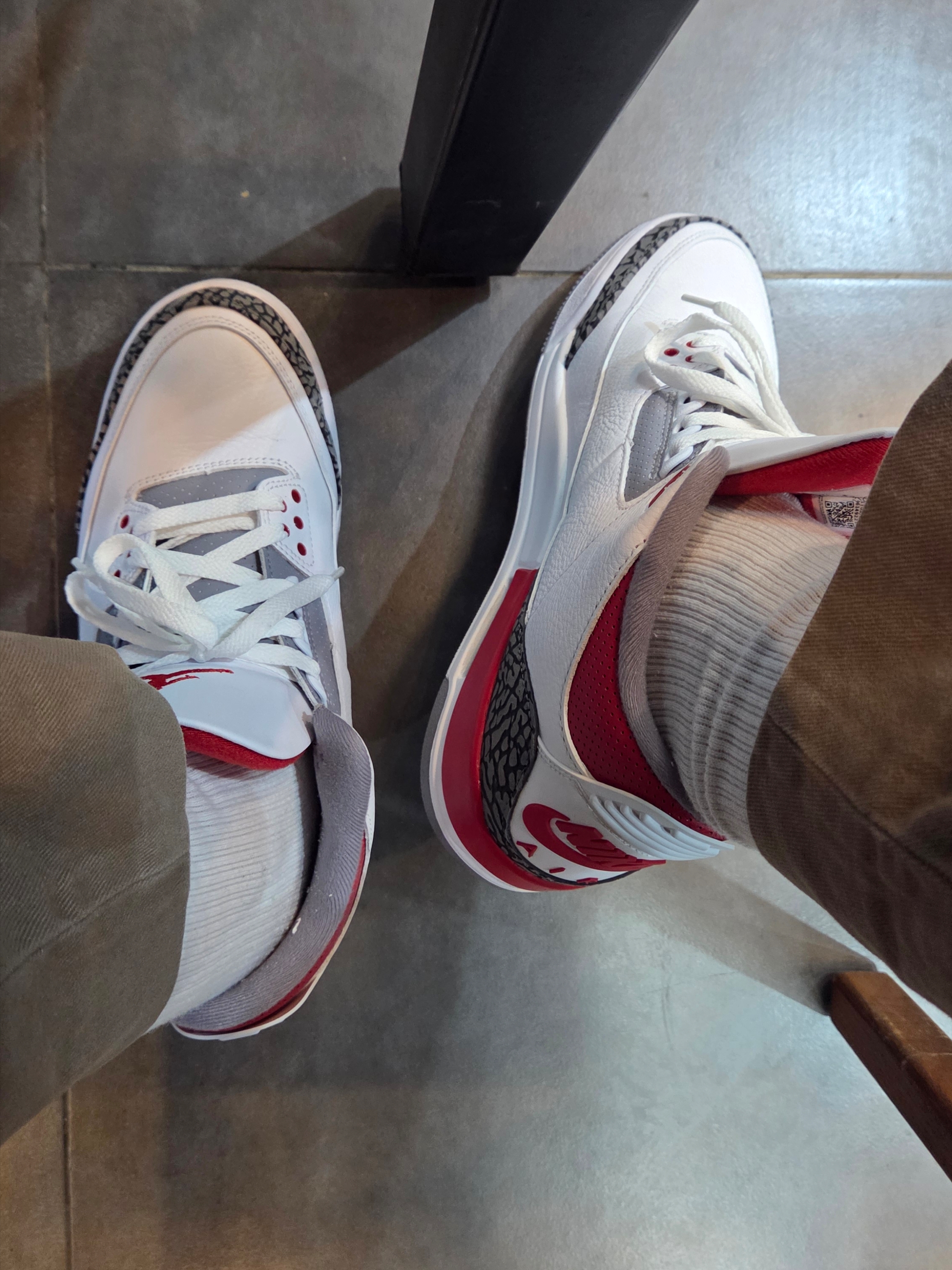 Jordan 3 Retro Fire Red 2022 착용 스타일