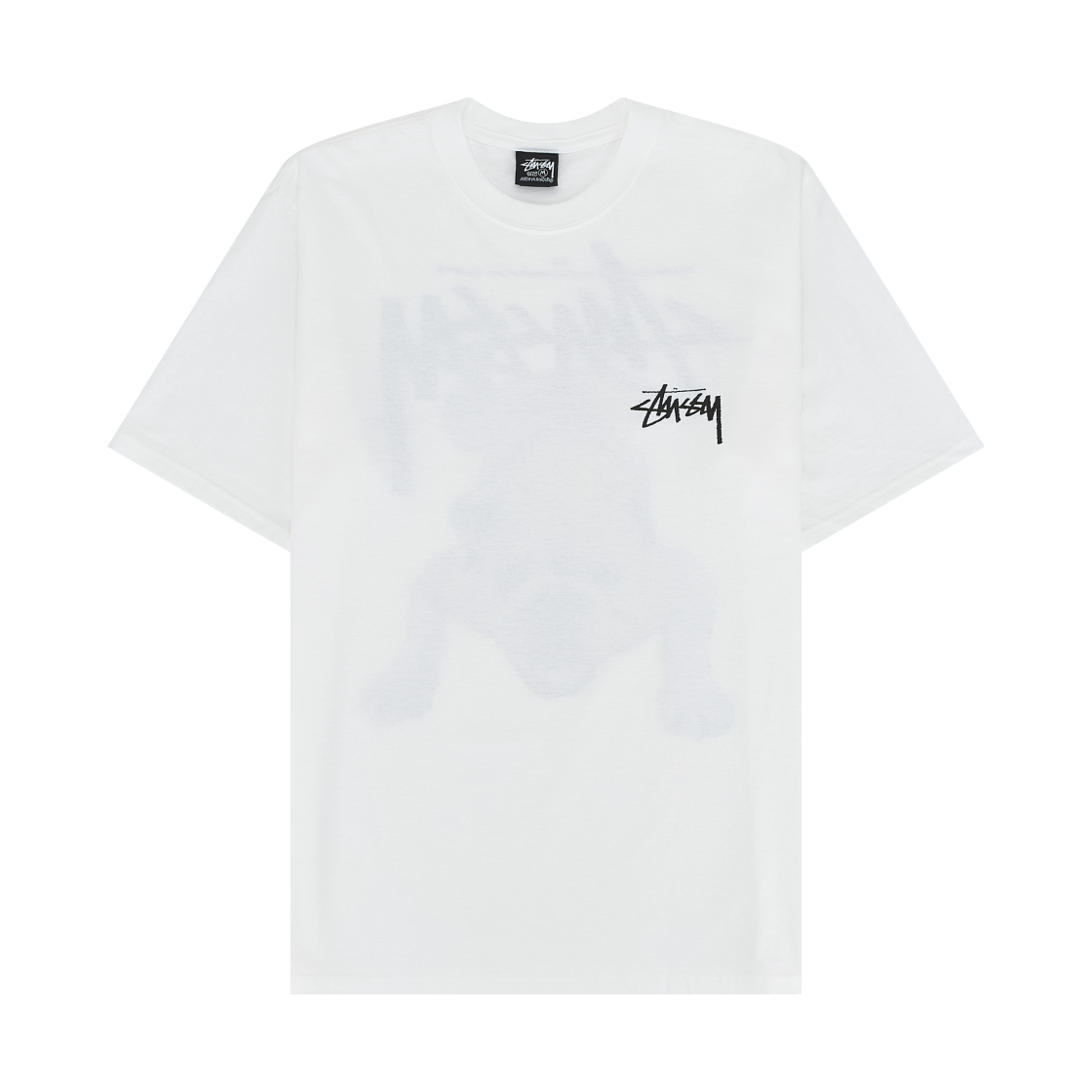 스투시 스탁 도그 티셔츠 화이트(Stussy Stock Dog T-Shirt White) - 2