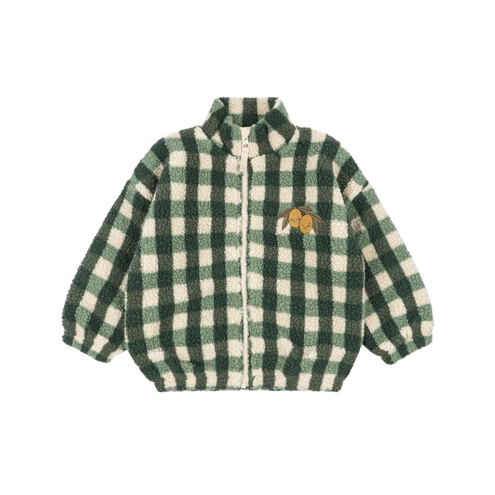 콩제슬래드 조디 테디 자켓 그린(Konges Sløjd Jody Teddy Jacket Grs Green Check)