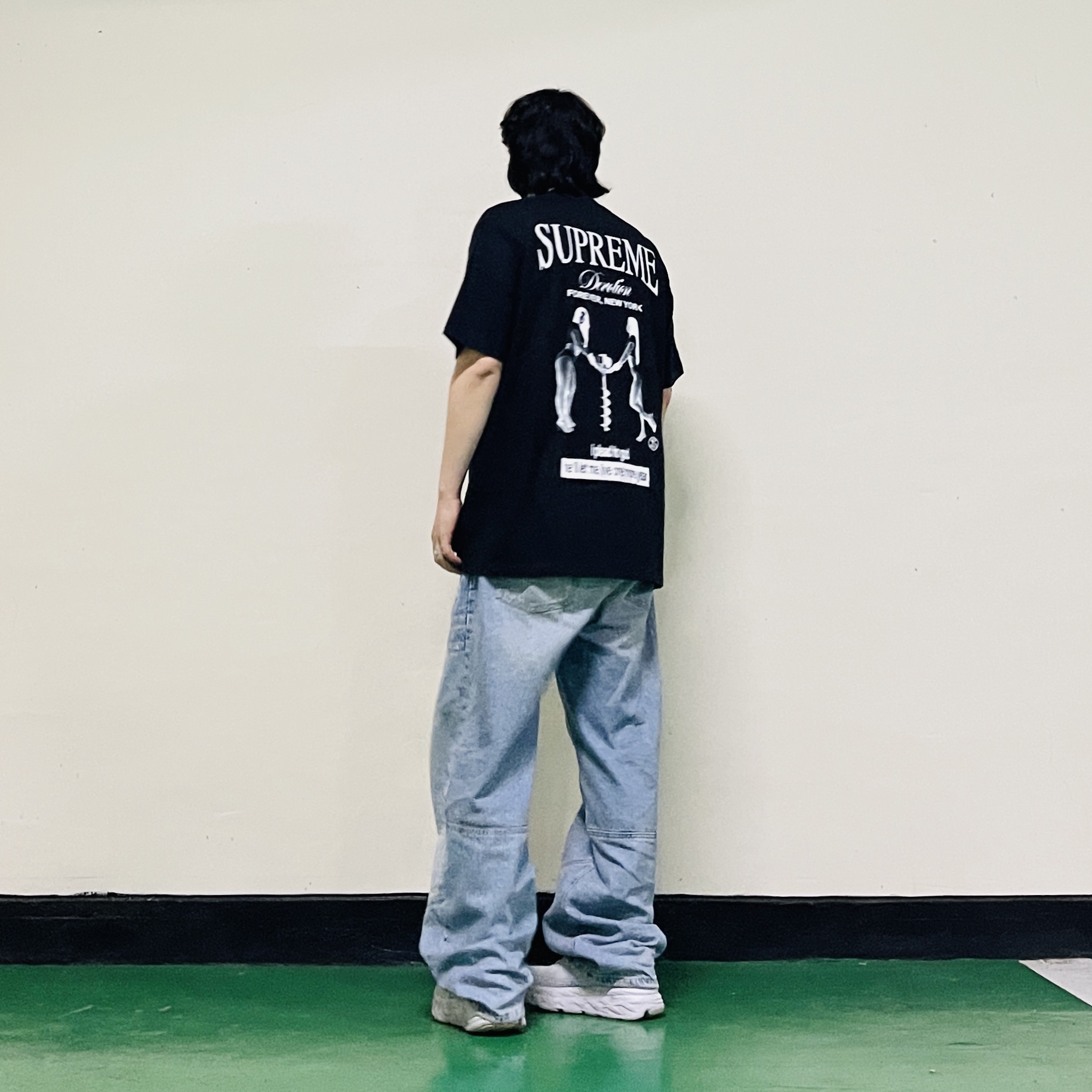 Supreme Devotion T-Shirt Black - 25FW 착용 스타일 - 5