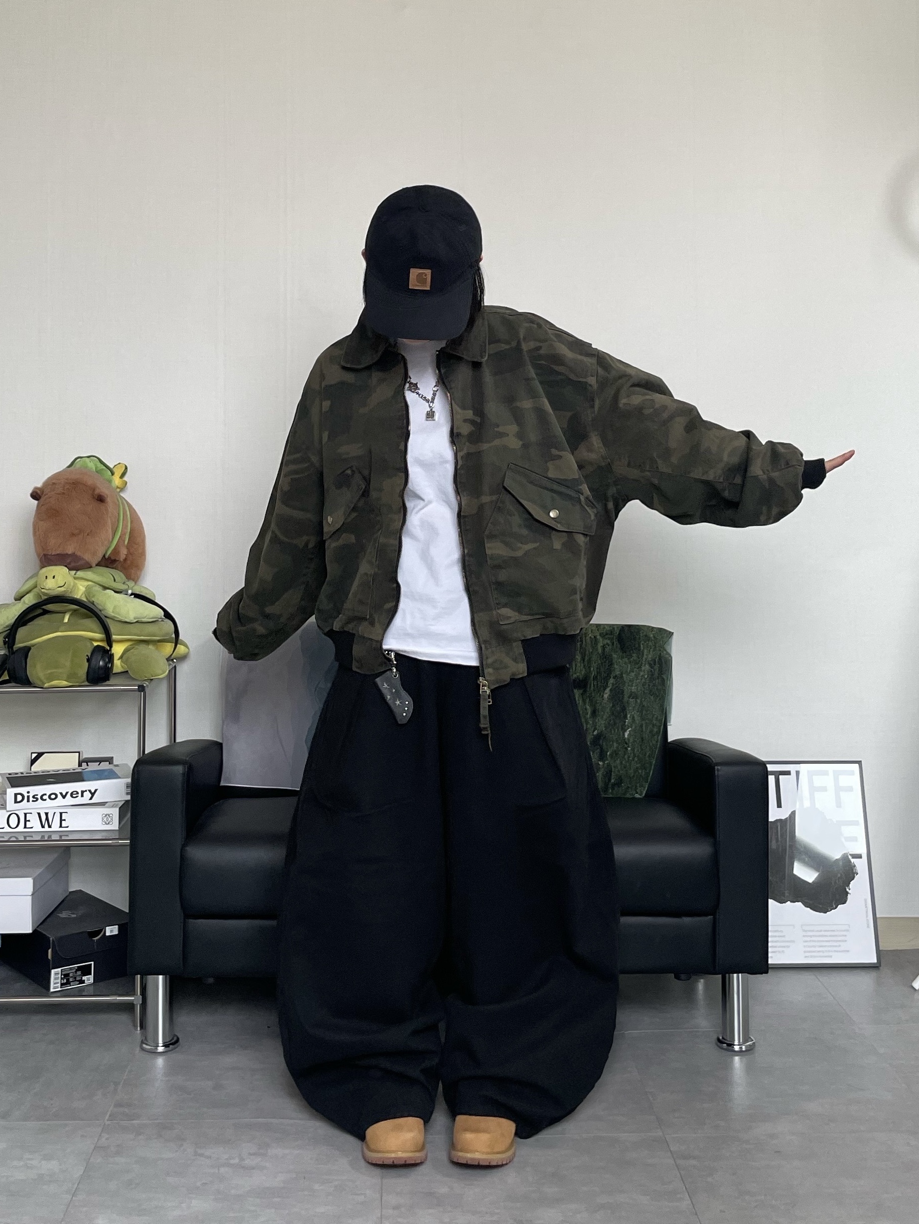 Carhartt Canvas Cap Black, (W) Timberland 6 Inch Premium Waterproof Boot Wheat Nubuck - Wide 착용 스타일 - 1