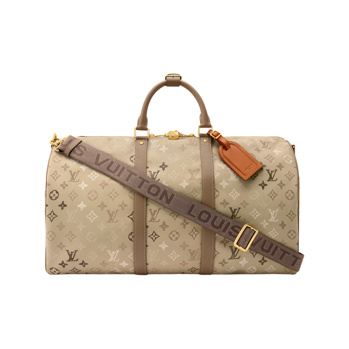 M29159 Louis Vuitton Keepall Bandouliere 50 Sand Beige