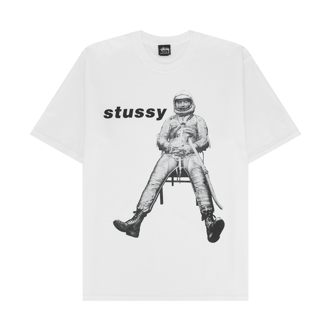스투시 아스트로넛 티셔츠 화이트(Stussy Astronaut T-Shirt White) - 1