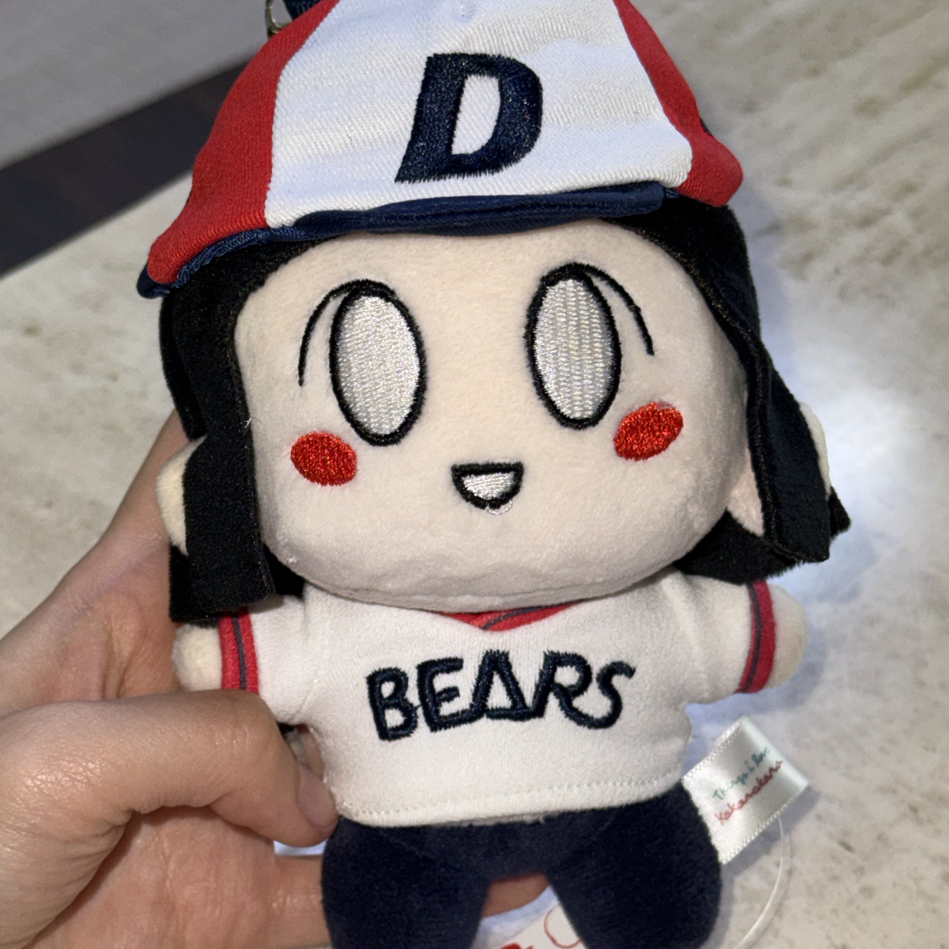 [KREAM 단독] Doosan Bears x Kokorokara Hustle Pudding 2pcs & Kokoro Bear Keyring & Cooler Bag Full Set 착용 스타일 - 4