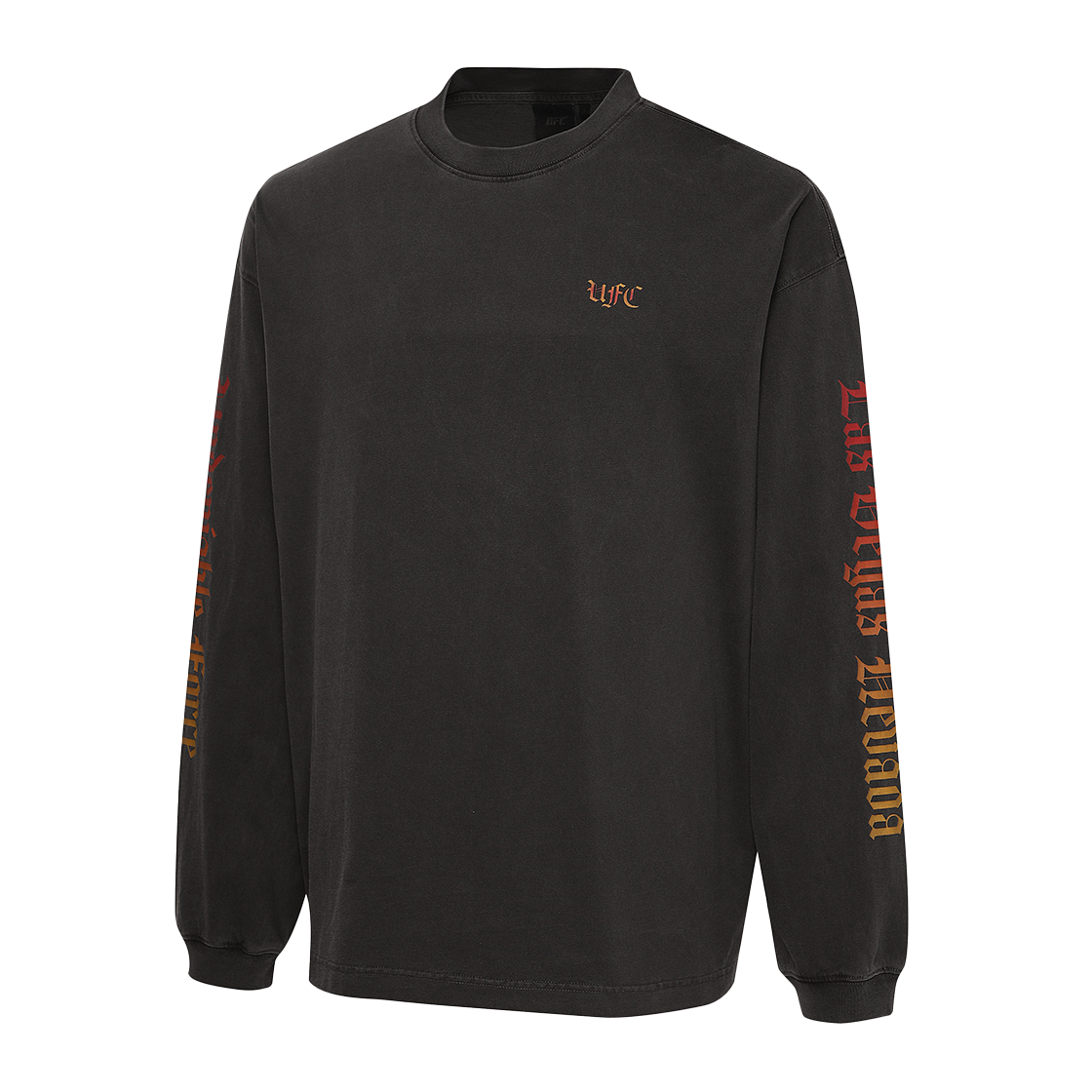 유에프씨 스포츠 글로브 보이 오버핏 긴팔 티셔츠 차콜 U2LSX1303CH(UFC SPORT Glove Boy Oversized Fit Long Sleeve Charcoal) - 2