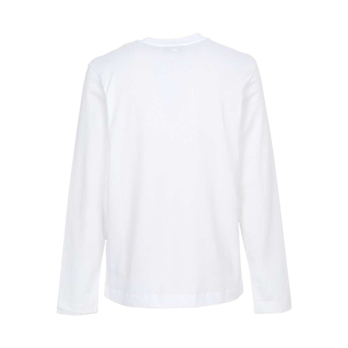 [15% 쿠폰] 아미 스몰 하트 로고 롱슬리브 티셔츠 화이트([15% 쿠폰] AMI de Coeur Long Sleeves T-Shirt White) - 3