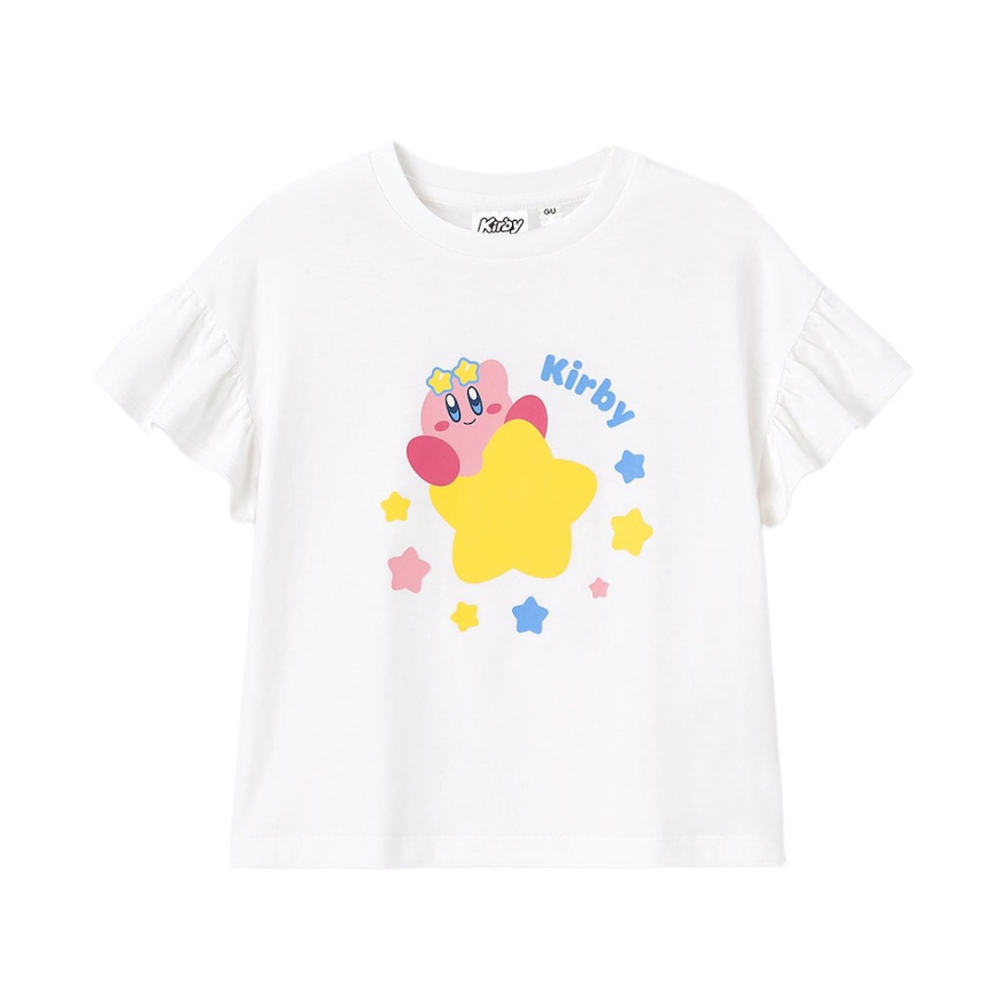 360314-01 (Kids) GU x Kirby Graphic T-Shirt Off White