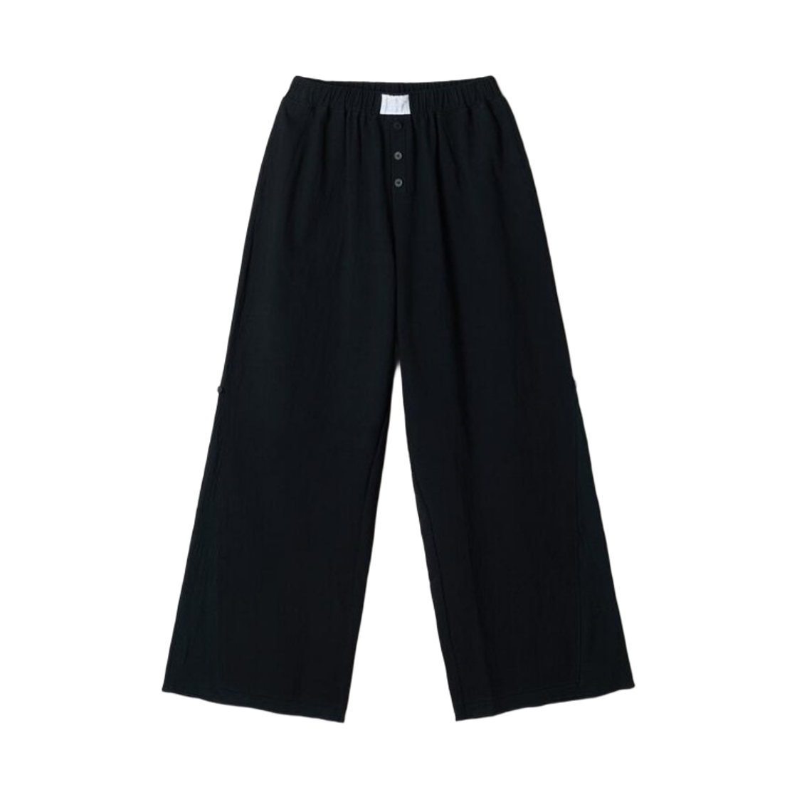 (W) 스파오 x 미세키 서울 롱슬리브 파자마 블랙((W) Spao x Miseki seoul Long Sleeve Pajama Black) - 3