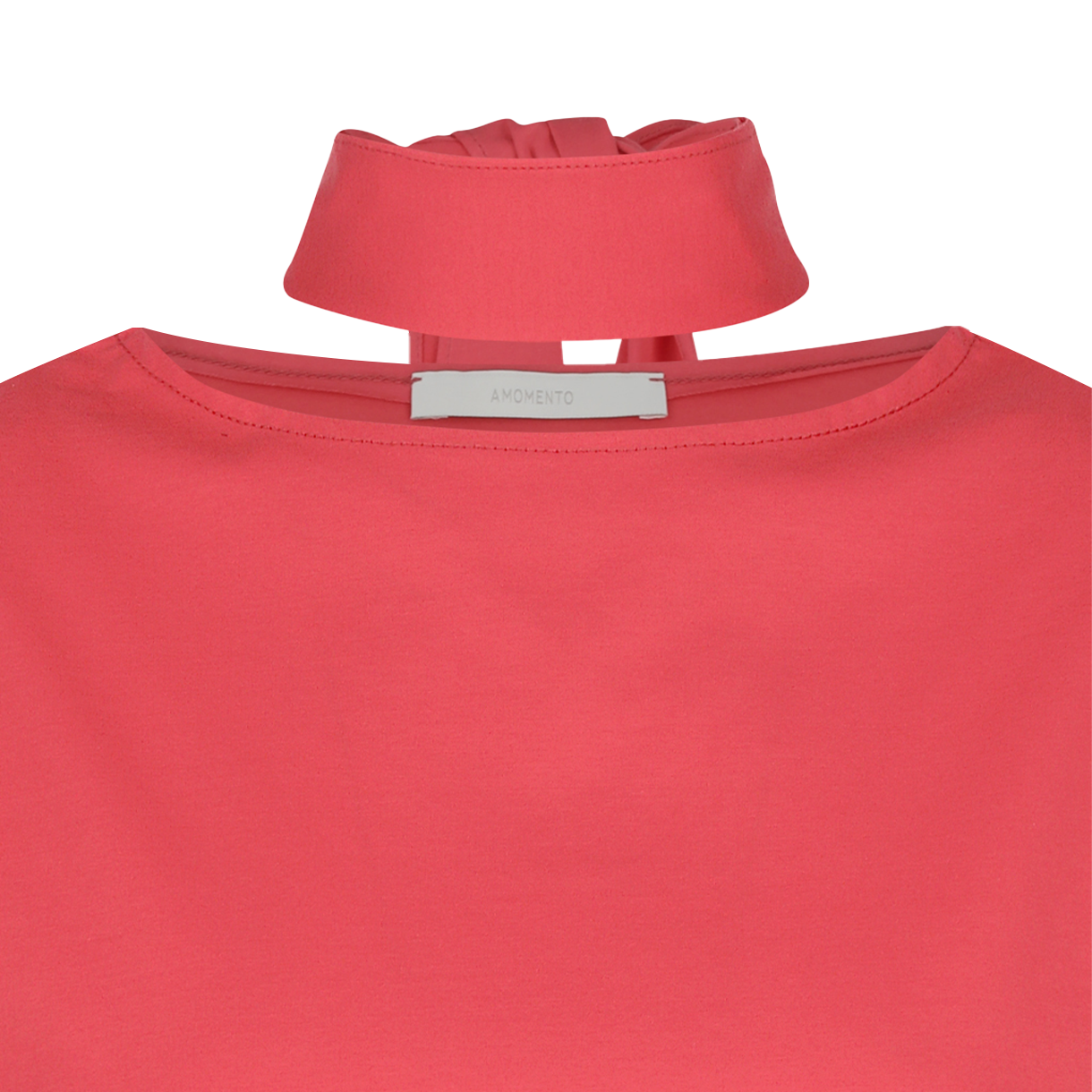 아모멘토 우먼 패디드 저지 탑 레드 - 26SS(Amomento Women Padded Jersey Top Red - 26SS) - 3